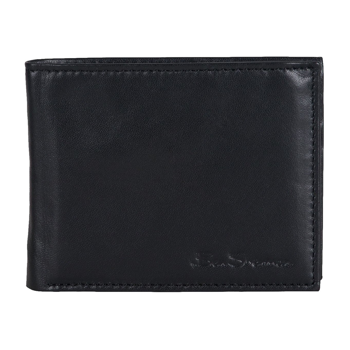 Ben Sherman 'Kensington' Men's Bi-Fold Wallet 2-Fold (Black) $50
