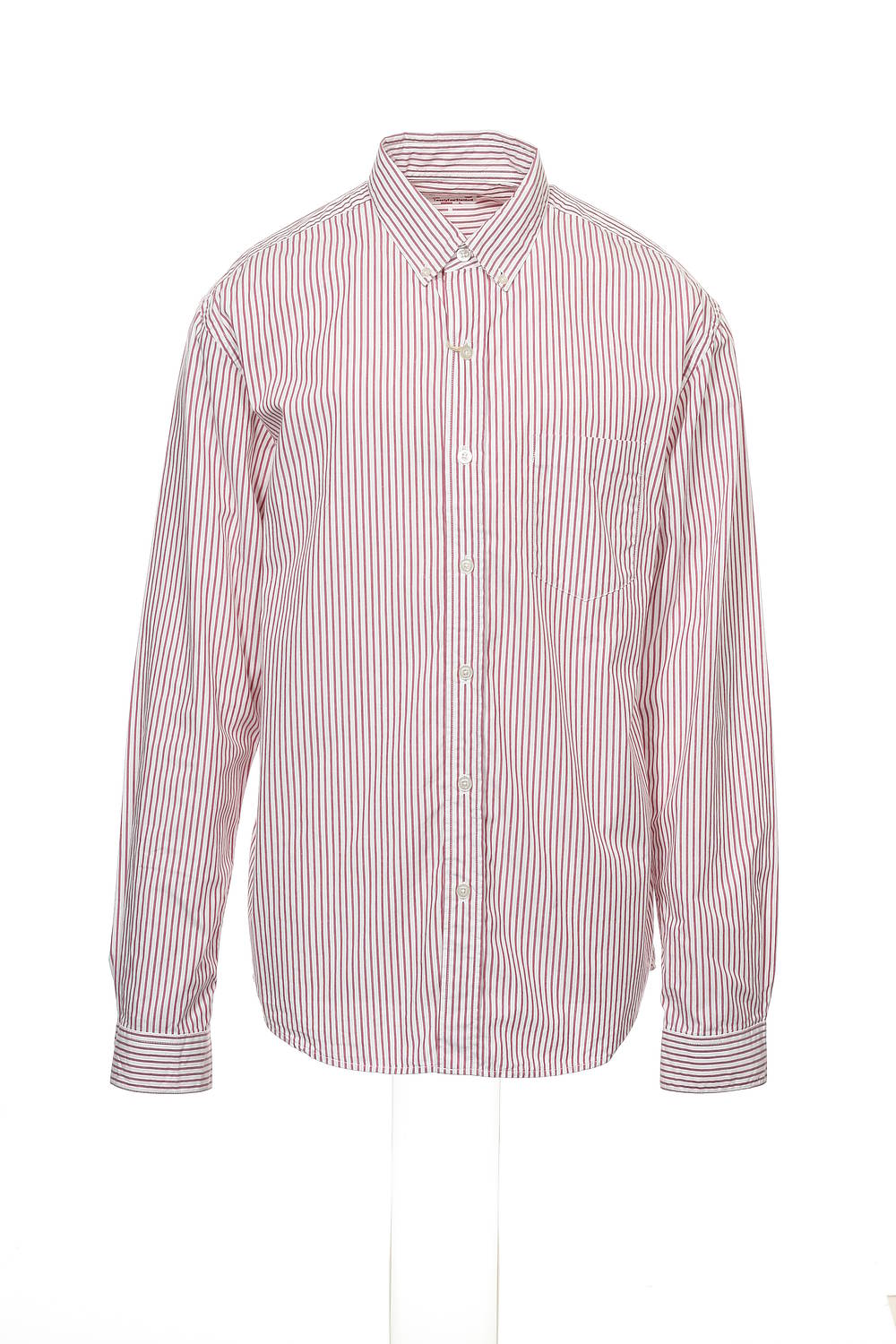 24 Standard Men's Burgundy Button Down Shirt