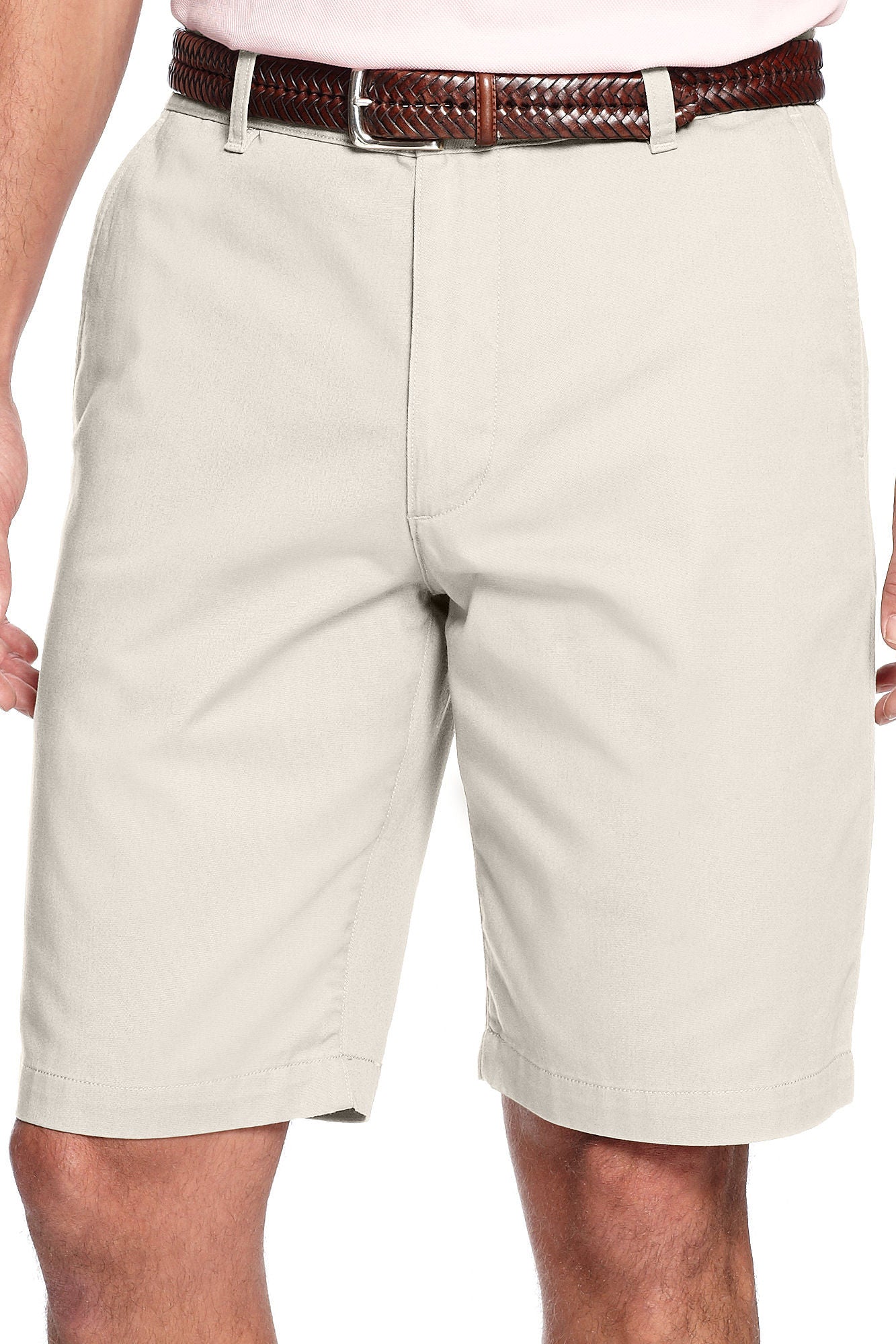 Dockers Men's Khaki Flat Front Walking Shorts