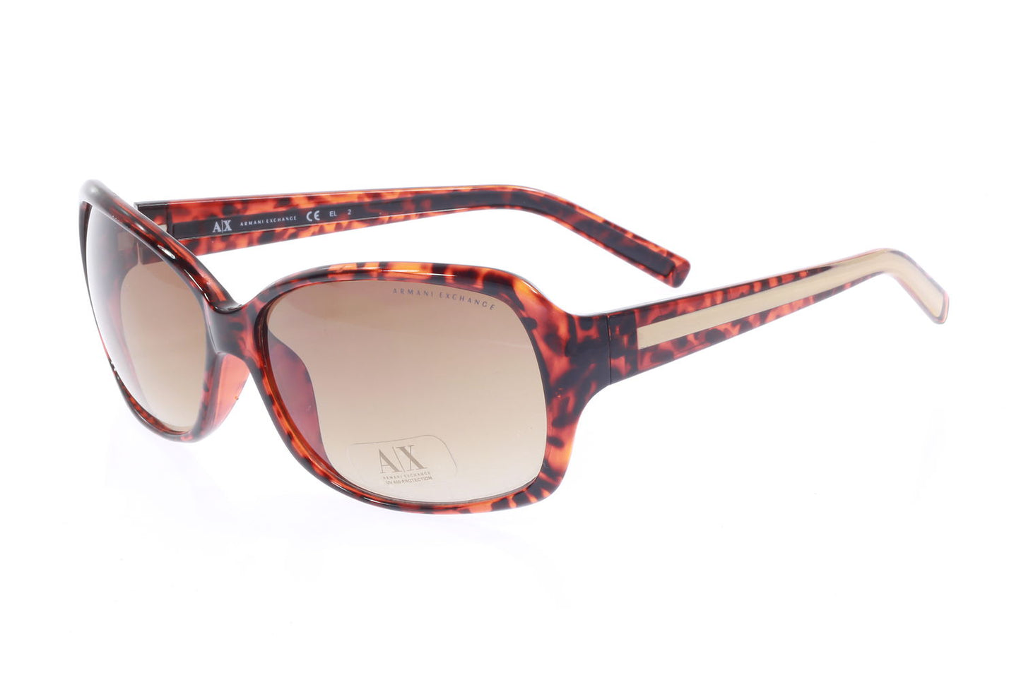 Armani Exchange AX231/S V08 Womens Brown Round Sunglasses