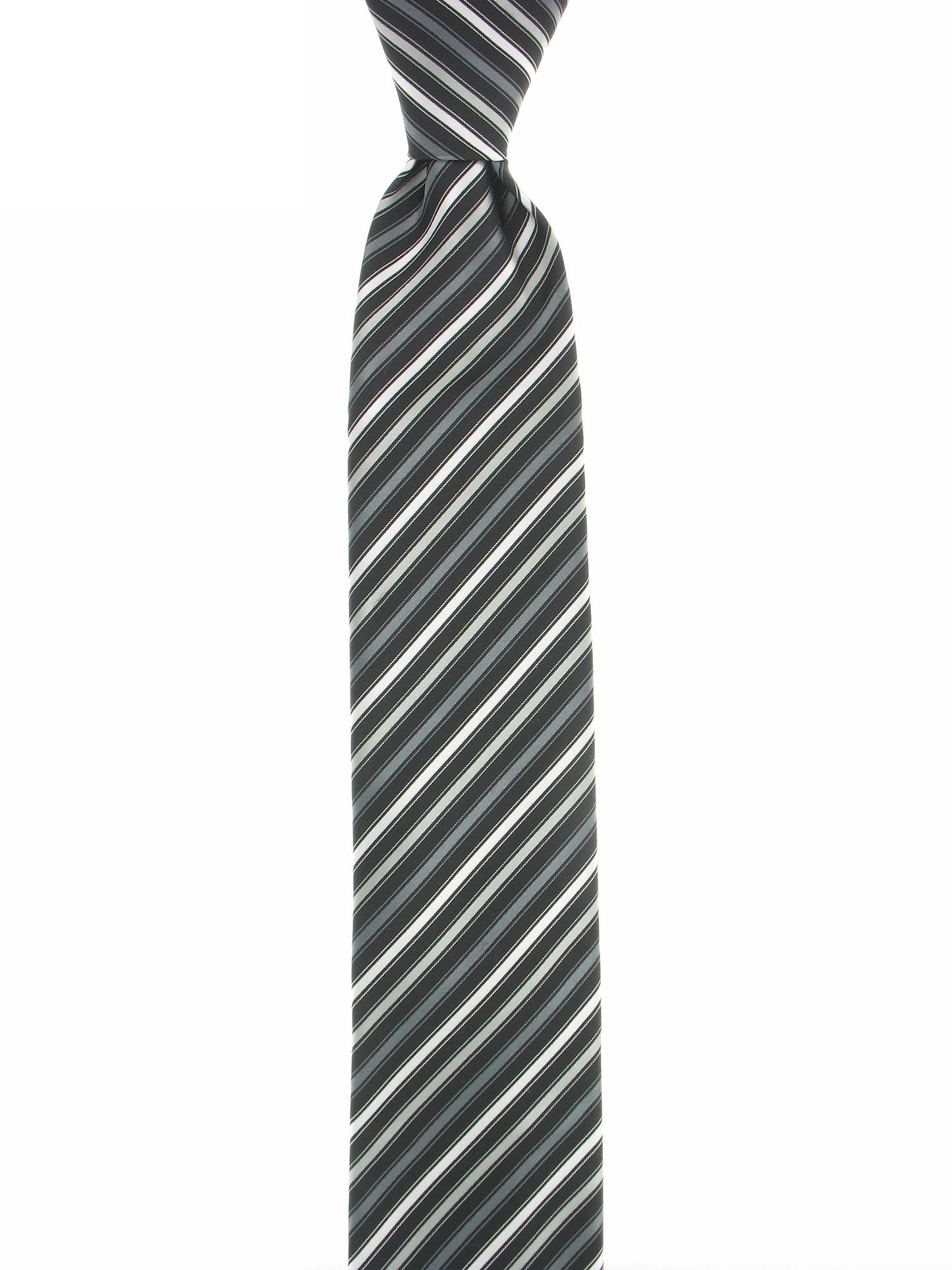 Geoffrey Beene Men's Black Striped Tie