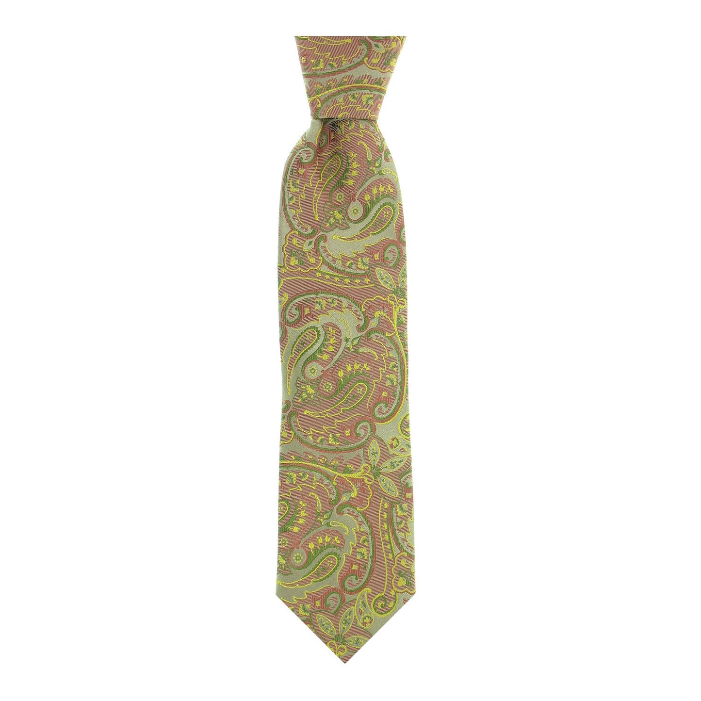 Michelsons Men's Rust Paisley Tie