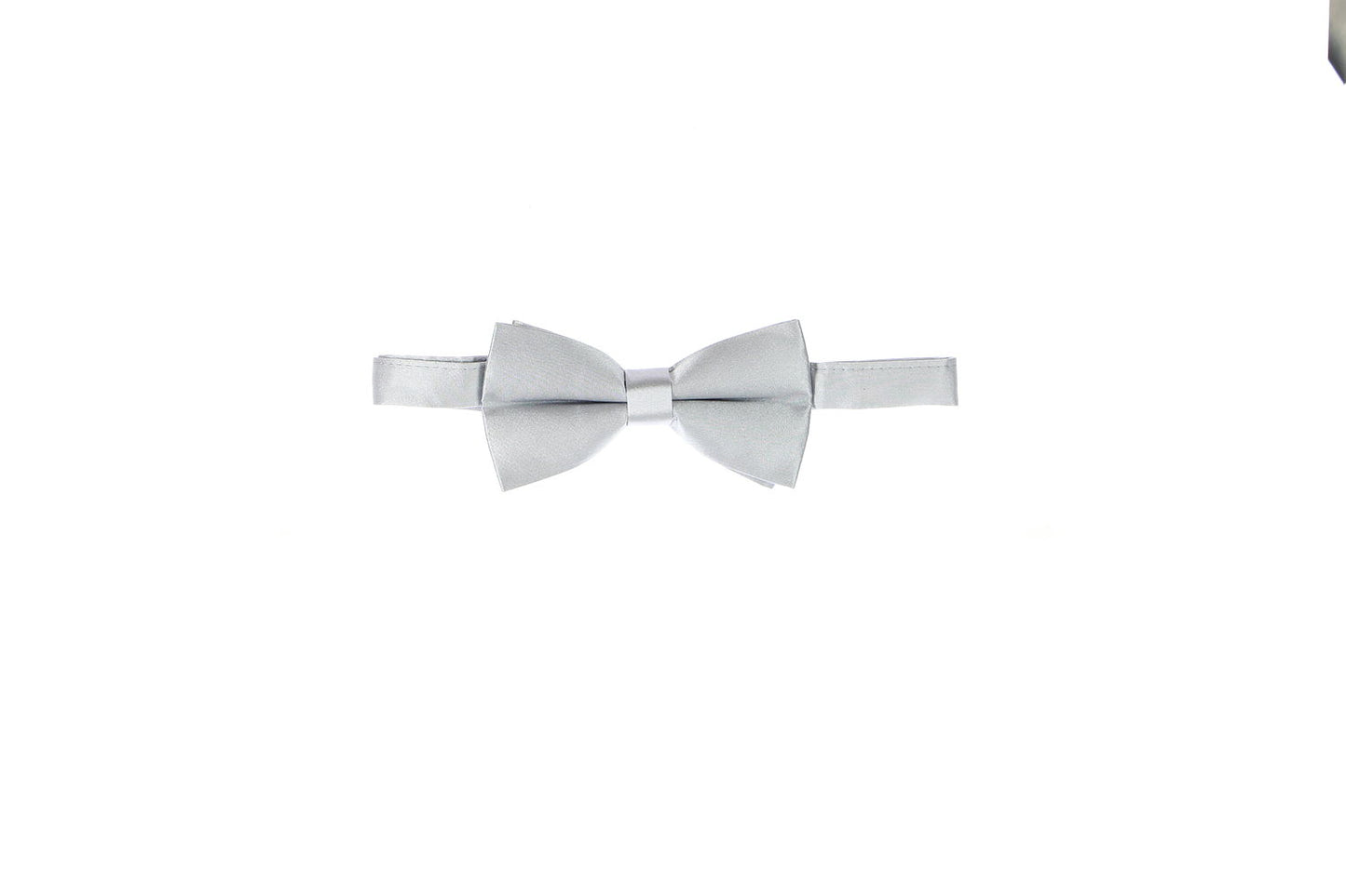 Michelsons Men's Light Gray Bow Tie