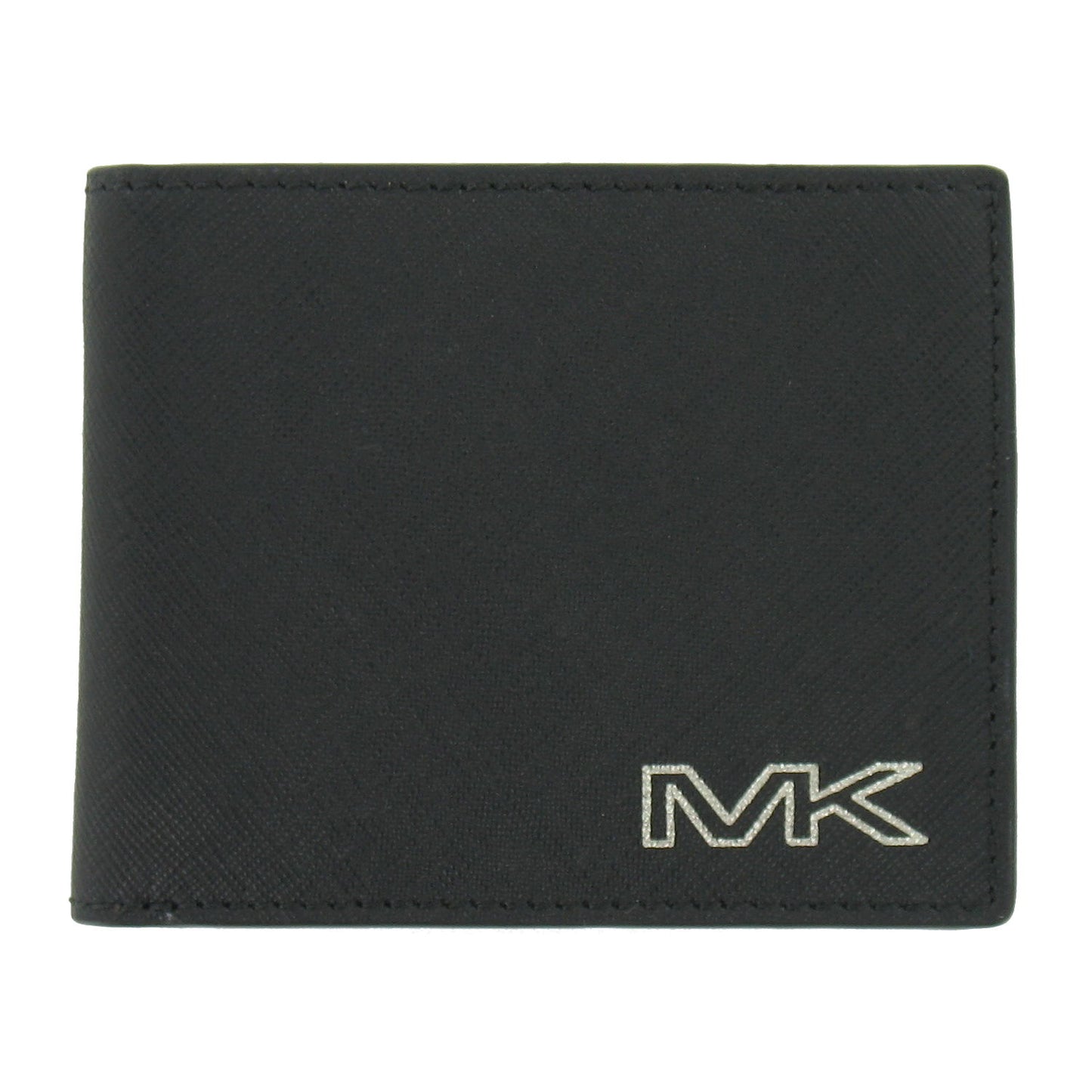 Michael Kors Andy Slim Men's Graphic Bi-Fold Wallet 2-Fold (One Size, Black) $98