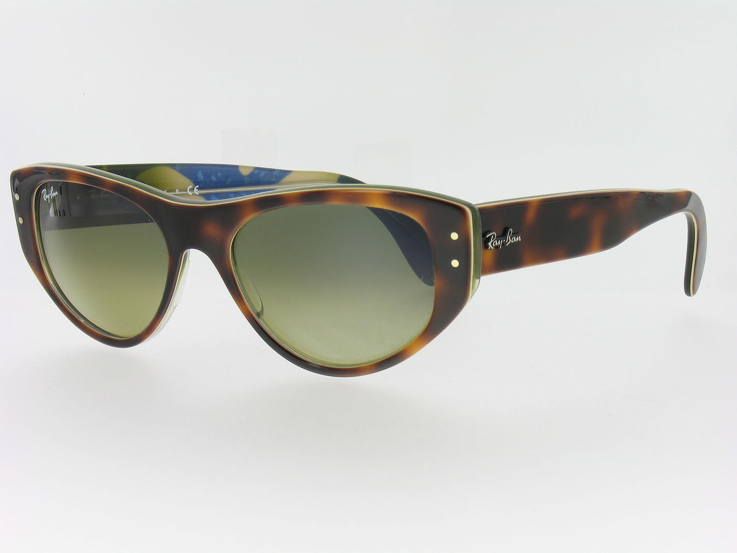 Ray-Ban RB4152 VAGABOND 1073/73 3N Womens Brown Cat Eye Sunglasses