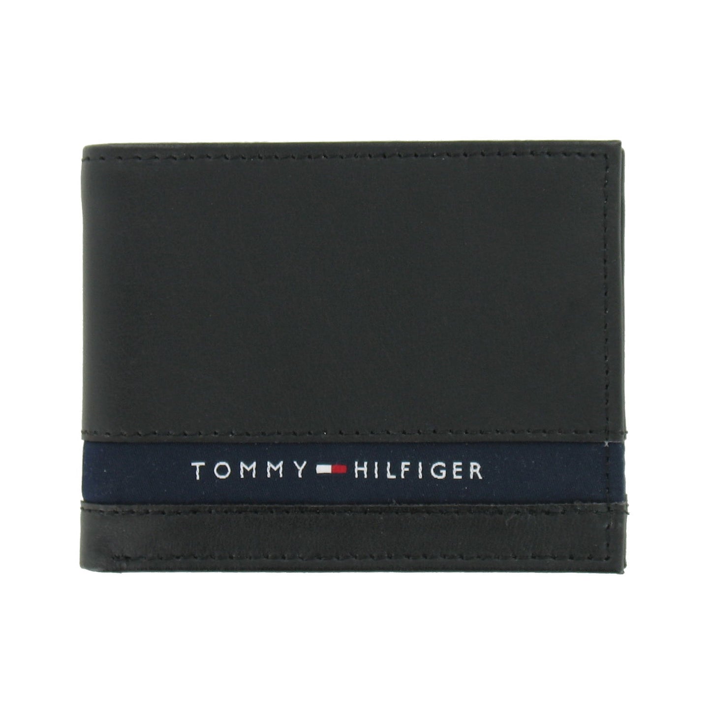Tommy Hilfiger Men's Bi-Fold Wallet 2-Fold (Black) $55