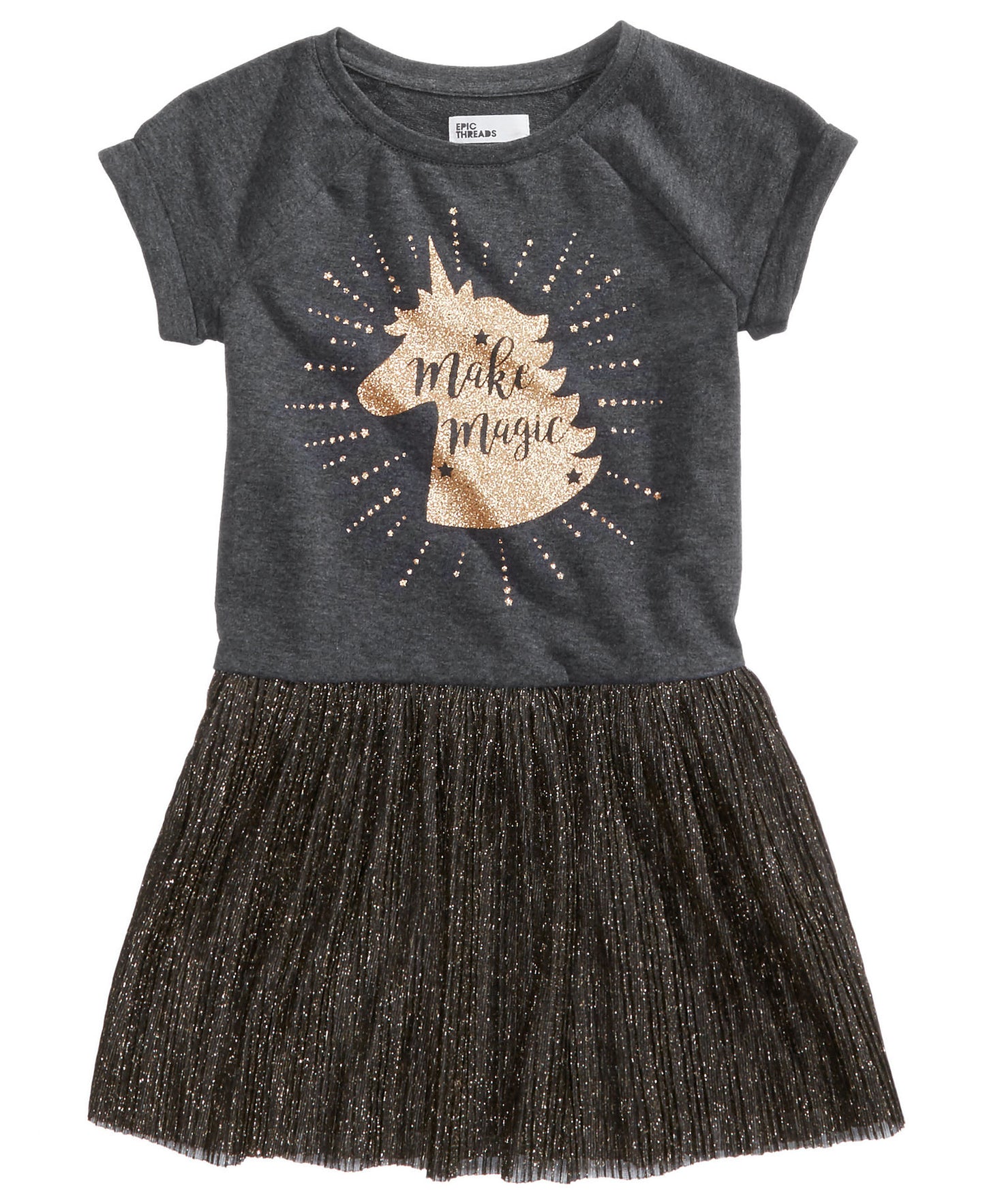Epic Threads Baby Girls Gray Dress
