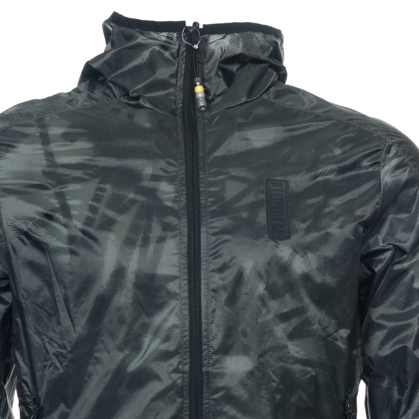 Puma All Over Print Men's Black Abstract Windbreaker