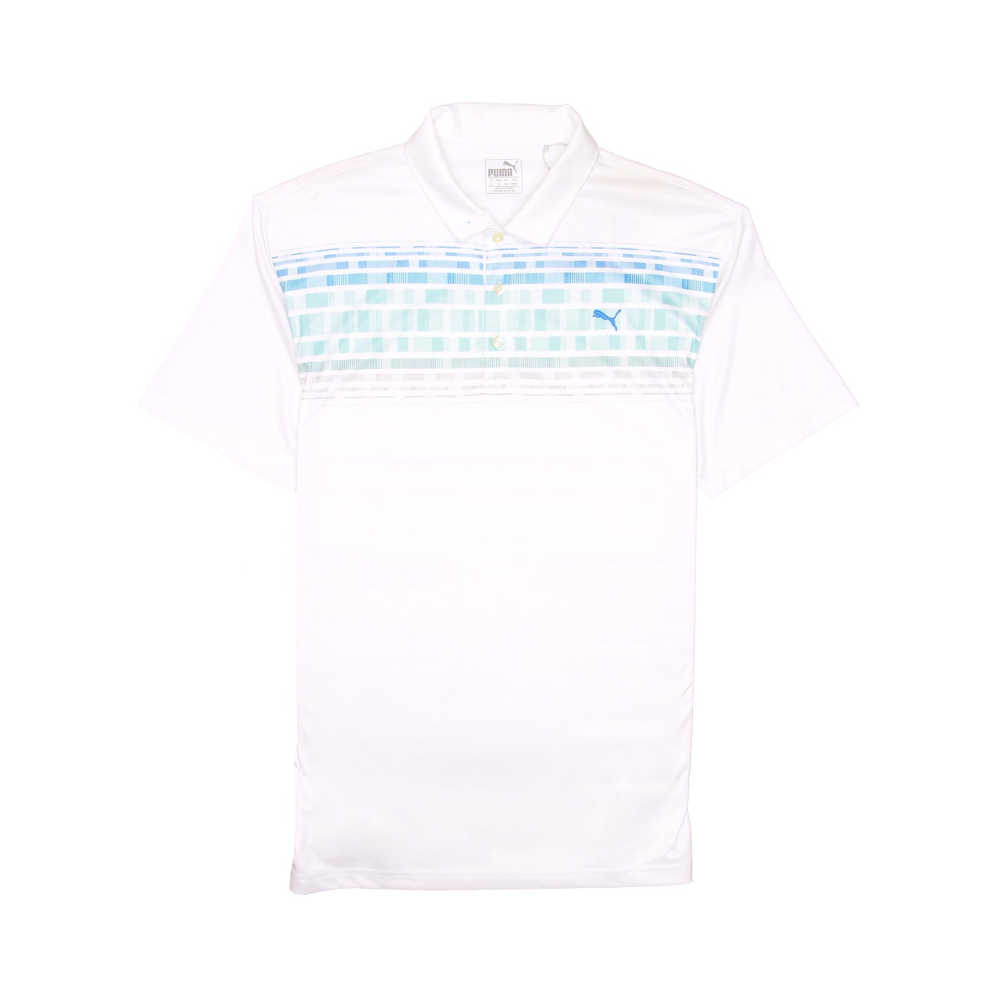 Puma 'Ross Variable' Mens Bright White Short Sleeve Polo Shirt