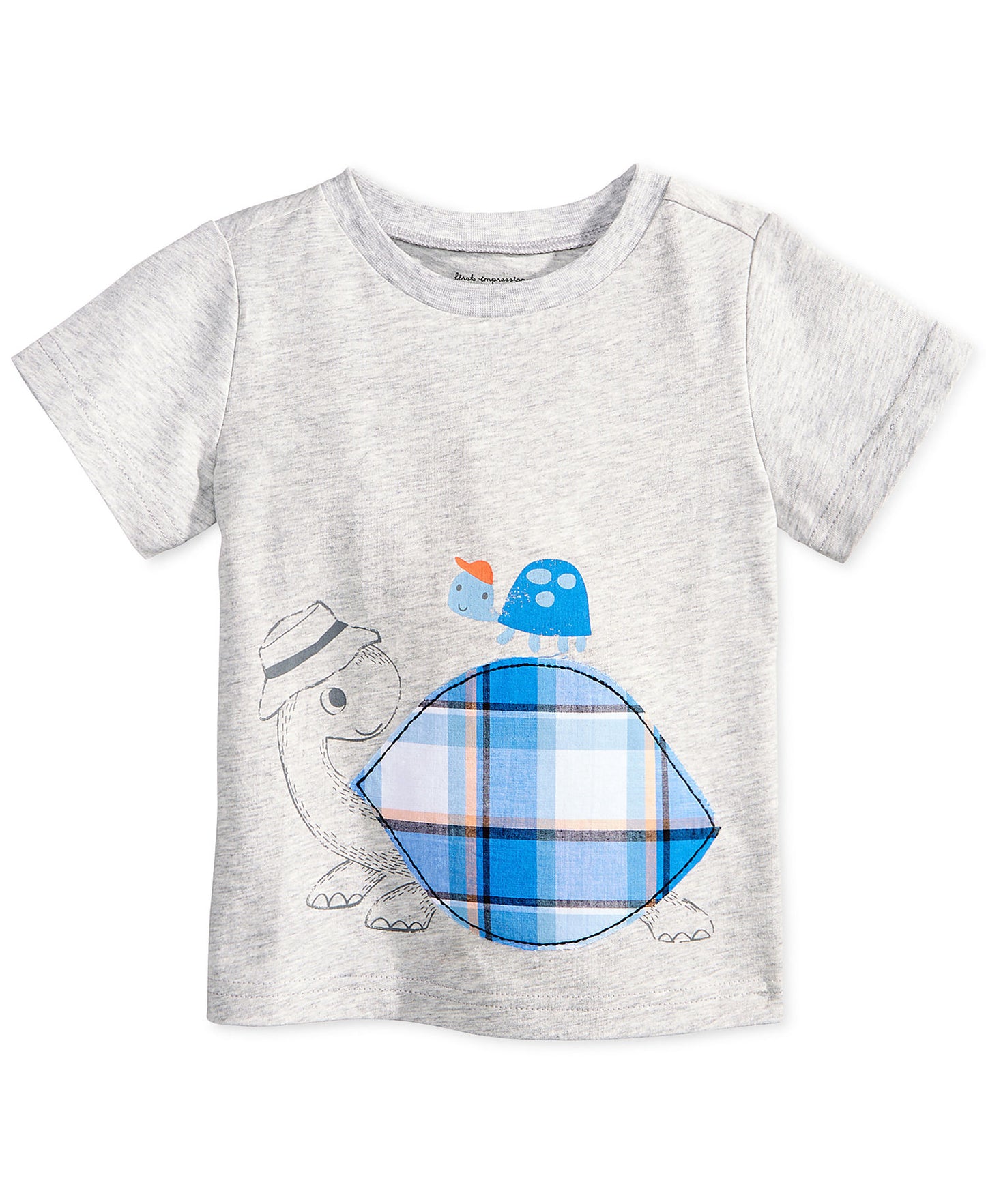 First Impressions Baby Boys Light Gray T-Shirt