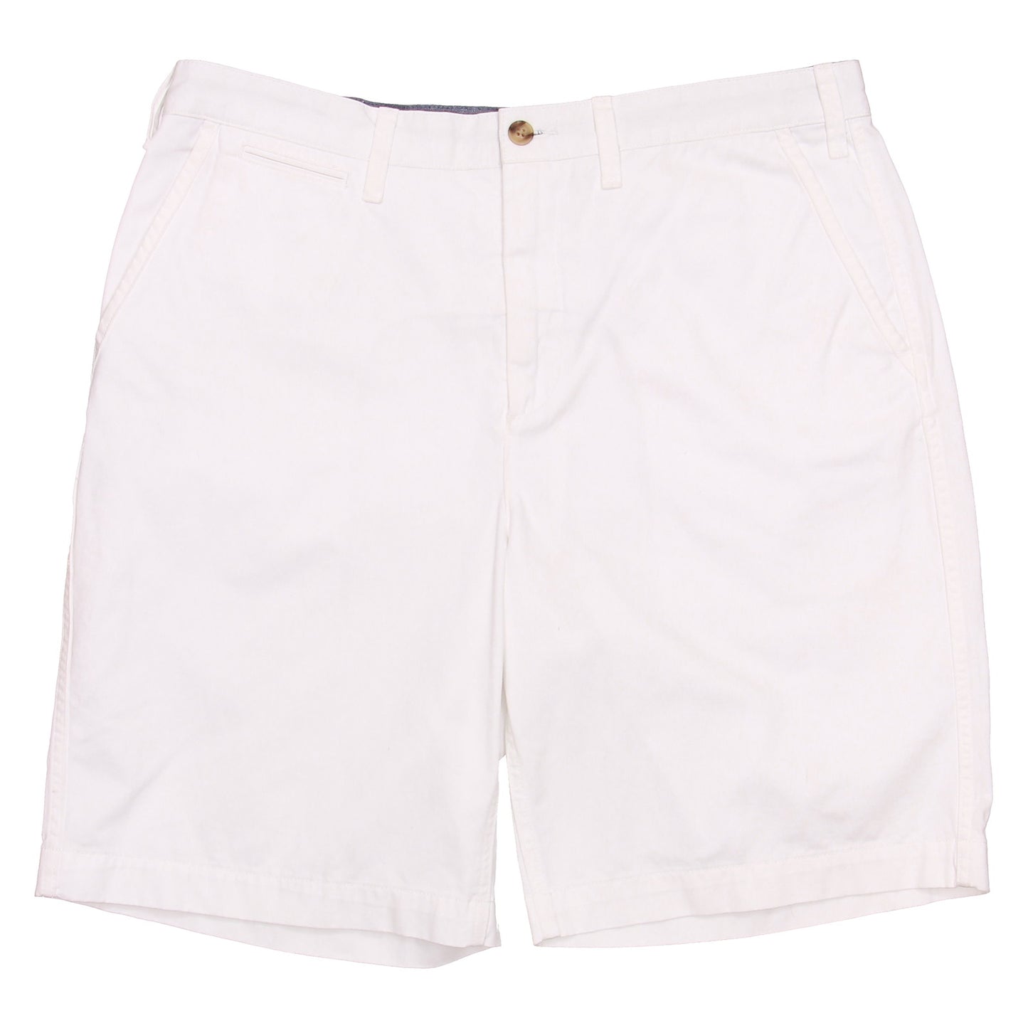 Polo Ralph Lauren Men's Relaxed Fit 9" White Flat Front Walking Shorts