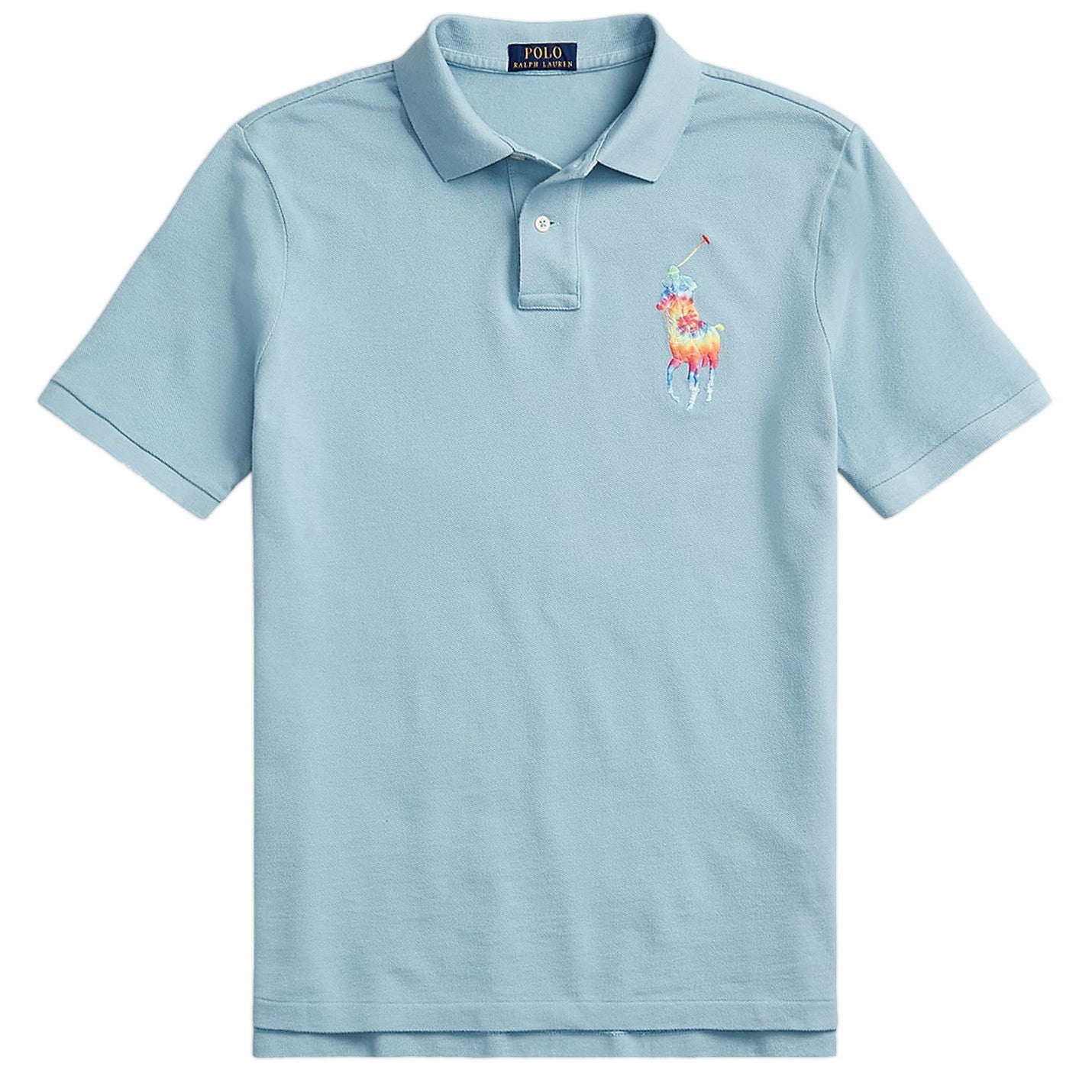 Polo Ralph Lauren Men's Big Pony Custom Slim Fit Mesh Polo Shirt