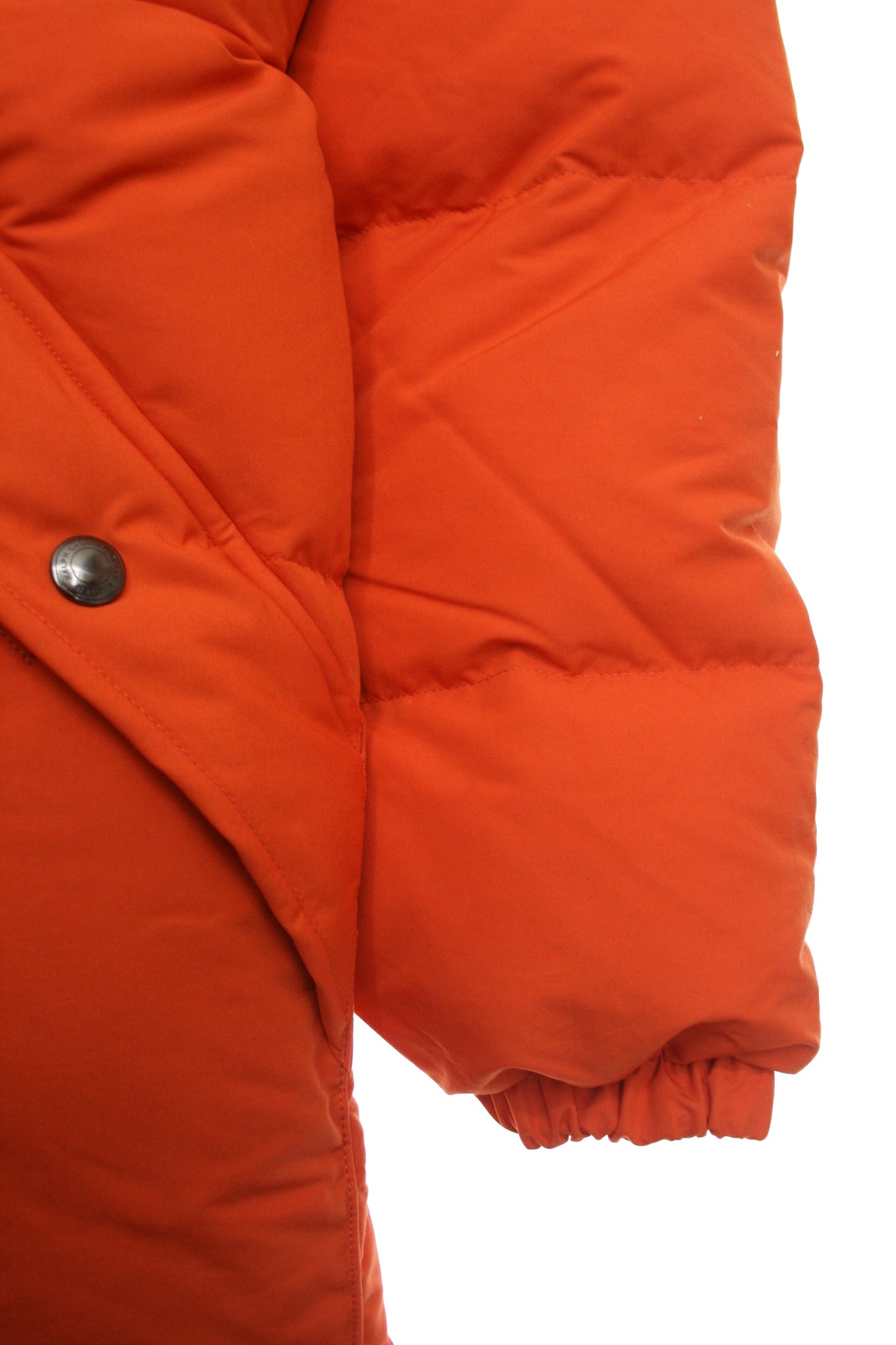 Polo Ralph Lauren Mens College Orange White Duck Down Insulated Jacket