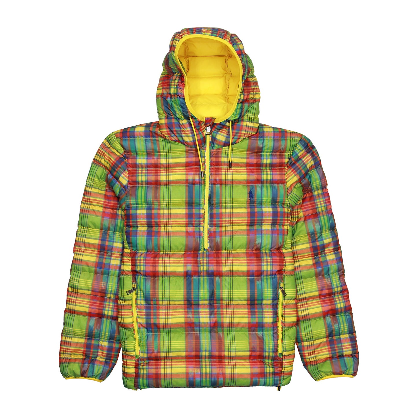 POLO Ralph Lauren Men's Plaid Packable Water-Repellent Insulated Puffy Jacket