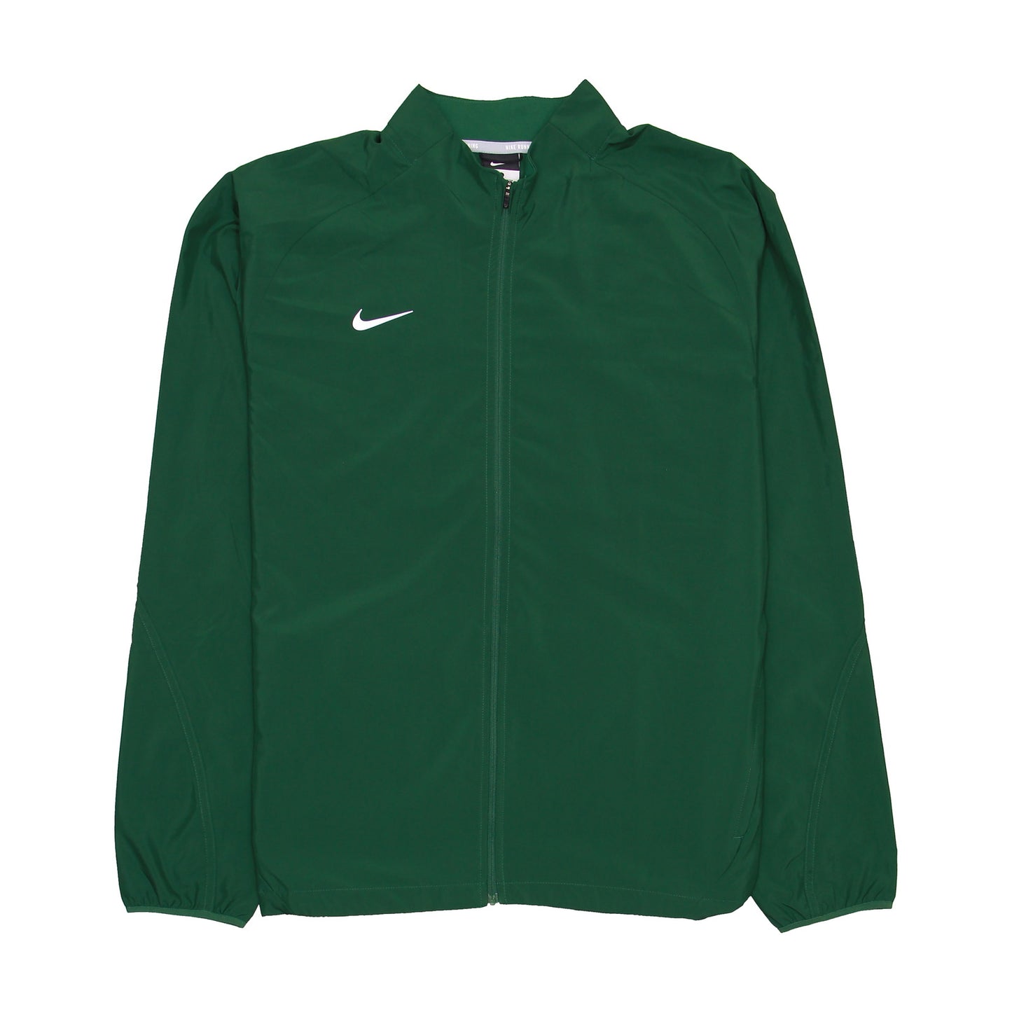 Nike Running Men's Green Full-Zip Mock Collar Track Jacket