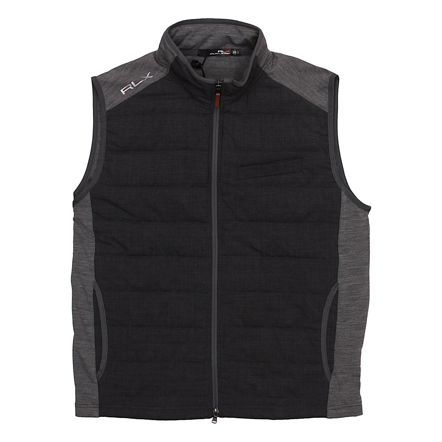RLX Golf Polo Ralph Lauren Men's Deep Grey Heather Wool Stretch Sports Vest
