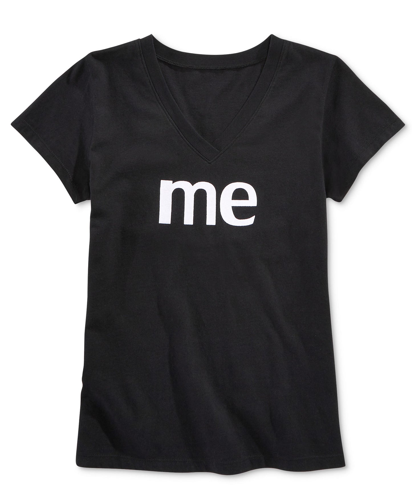 First Impressions Womens Graphic 'Mini-Me' V-Neck T-Shirt