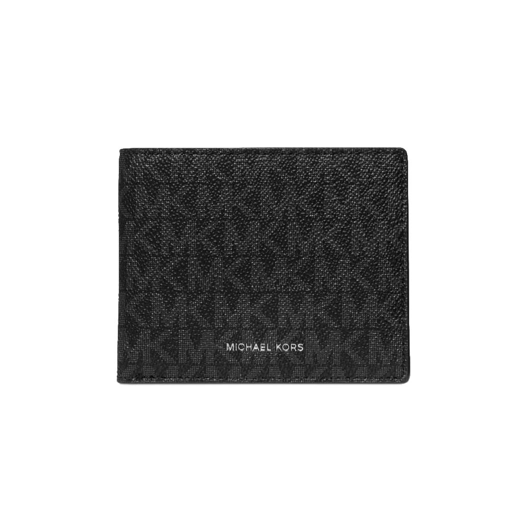 Michael Kors 'Jet Set' Men's Graphic Bi-Fold Wallet 2-Fold (Black) $88