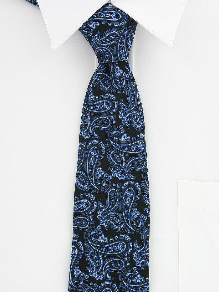 Michael Kors Blue Paisley Silk Tie