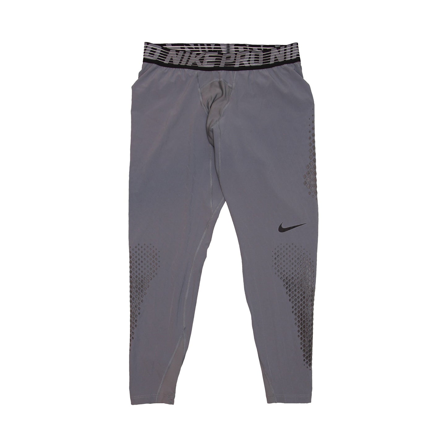 Nike Pro Hyperstrong Men's Tights Grey Baseball Slider Compression Pants