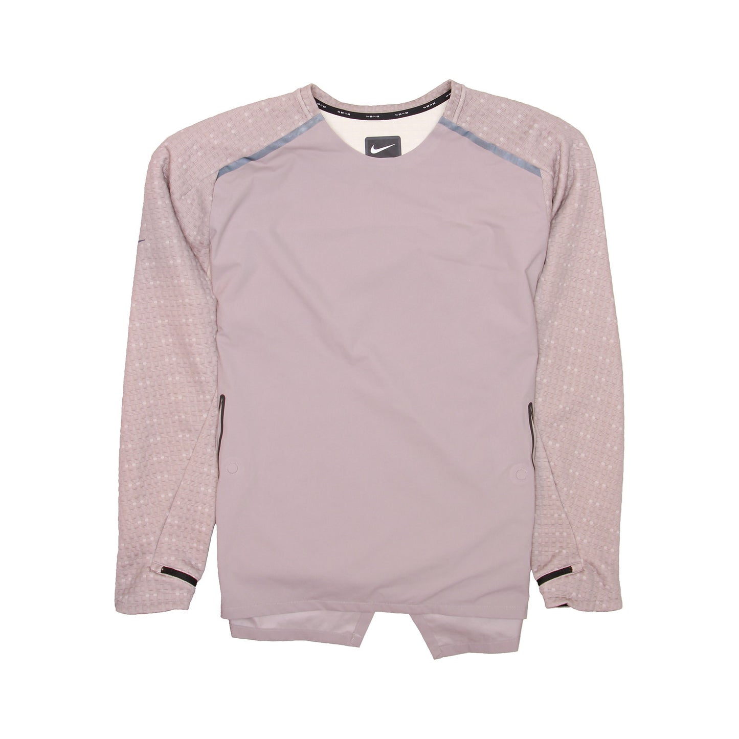 Nike Tech Pack Mens Off Gray Midlayer Hybrid Repel Running Shirt