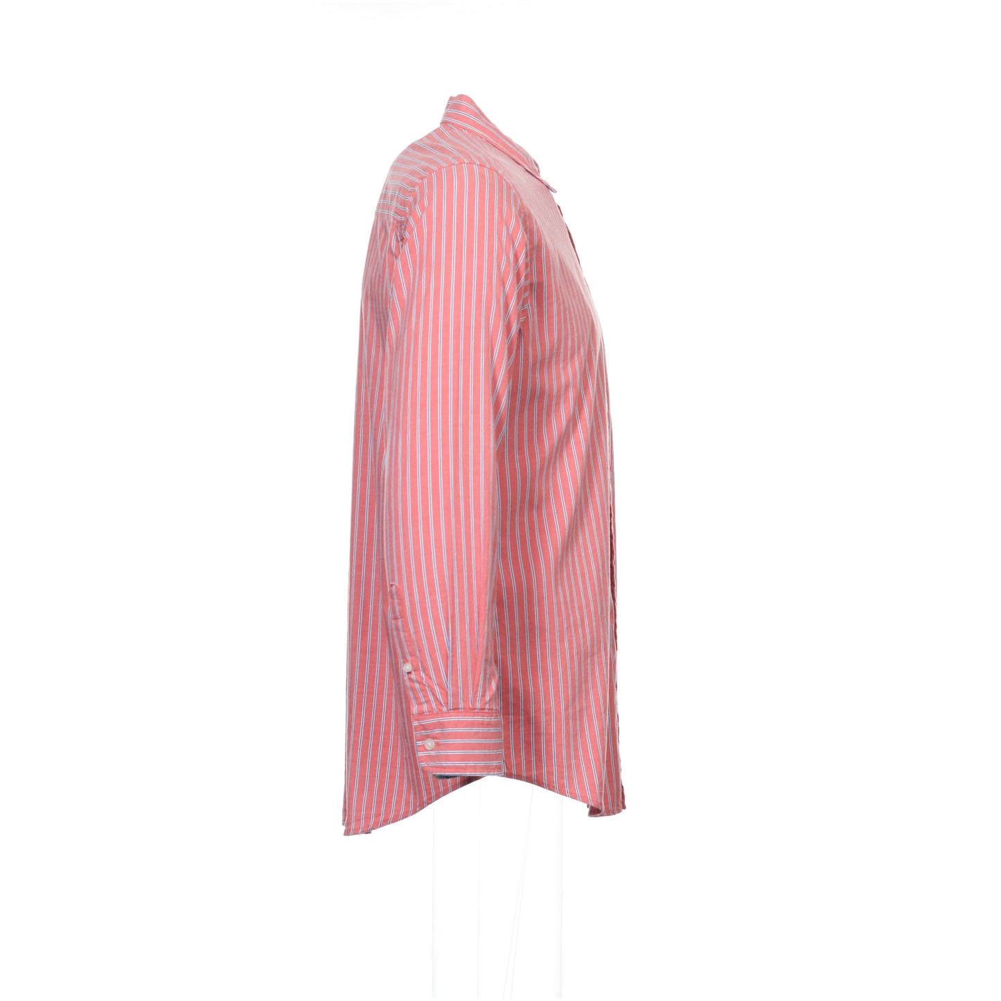 Club Room Men's Mauve Vertical Striped Button Down Shirt