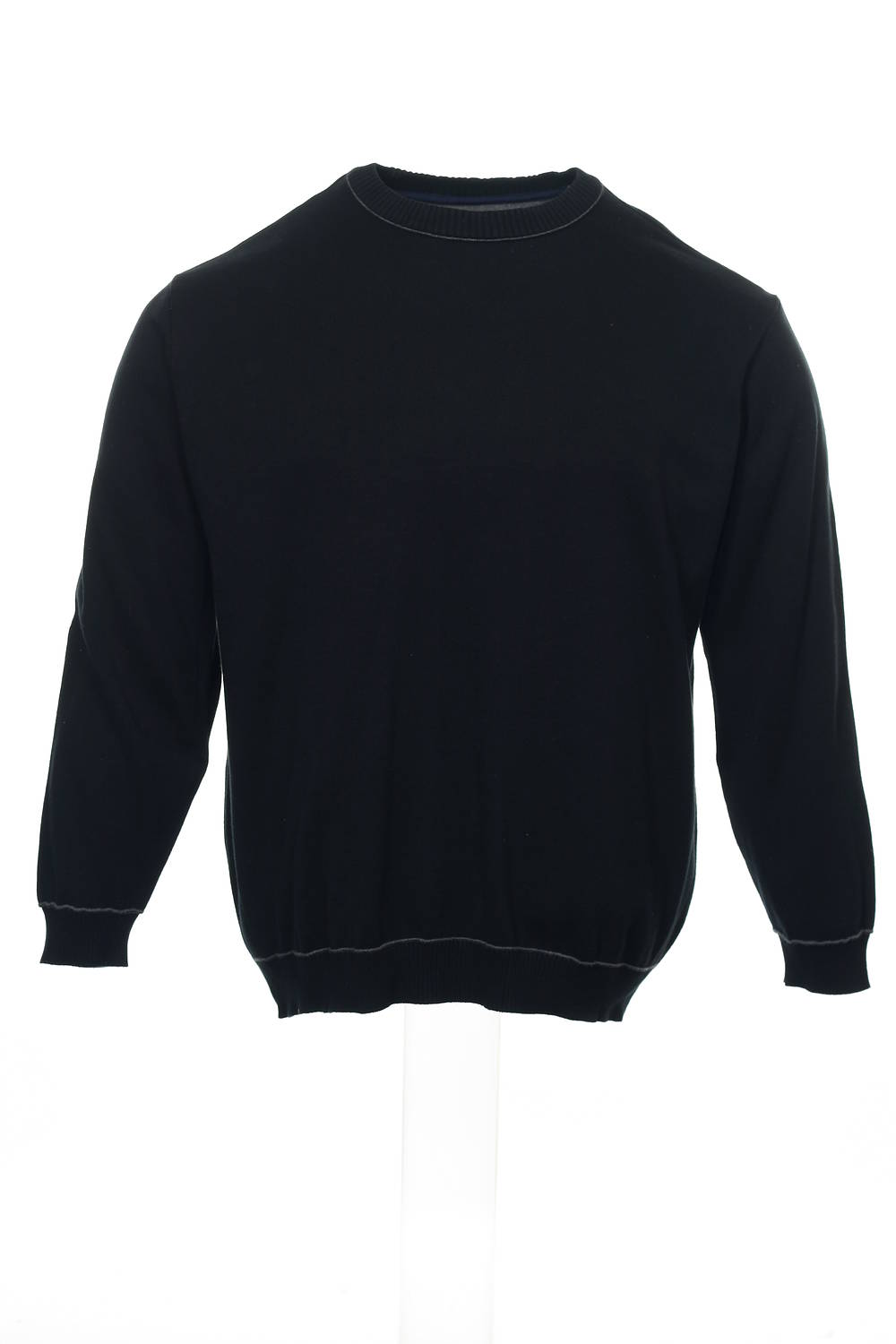Club Room Men's Black Heather Crew Neck Sweater