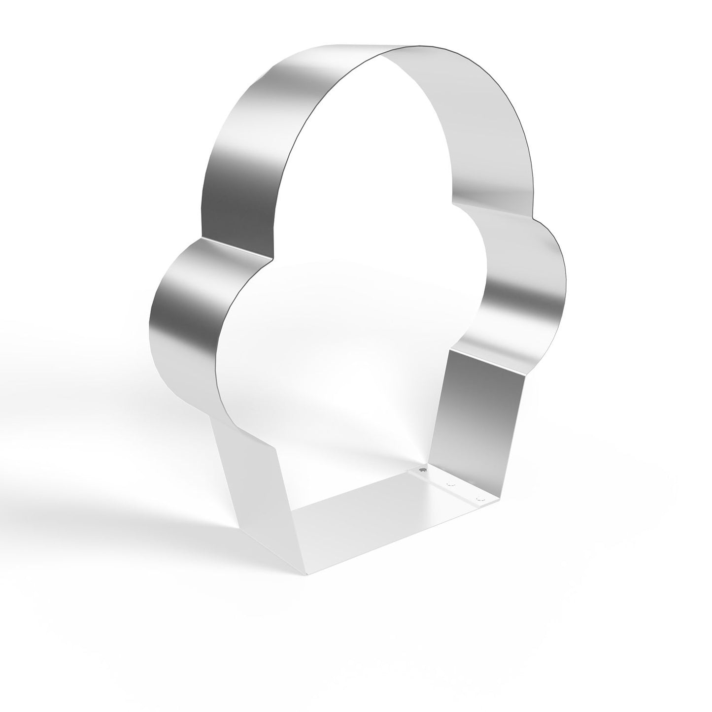 Frosted Sprinkles Double-sided Cupcake Cookie Cutter, Made in USA Stainless Steel