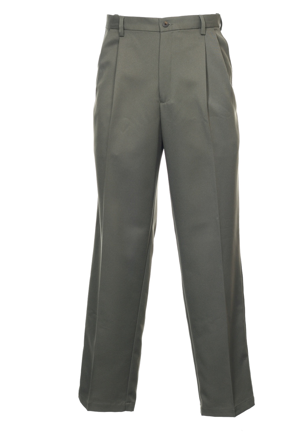 Haggar Men's Green Heather Pleated Pants