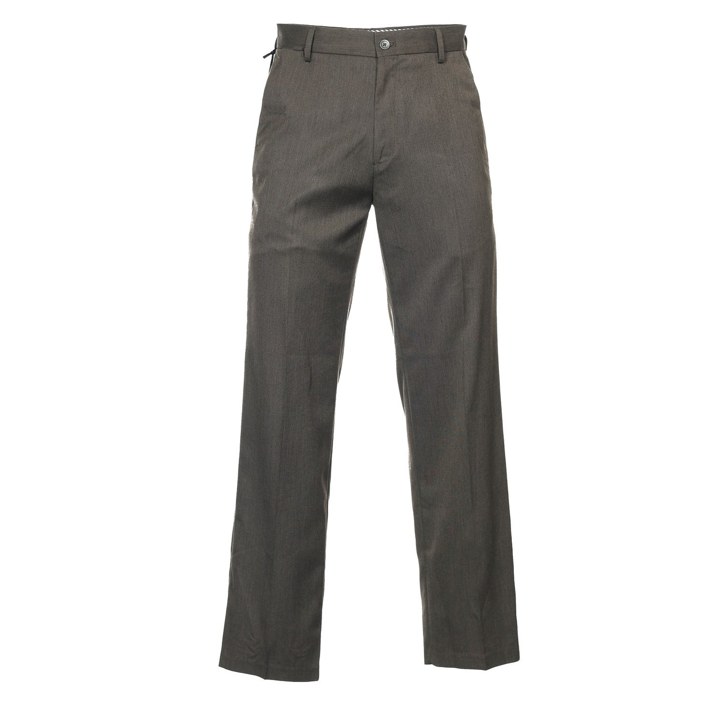 Haggar Men's Taupe Heather Flat Front Dress Pants