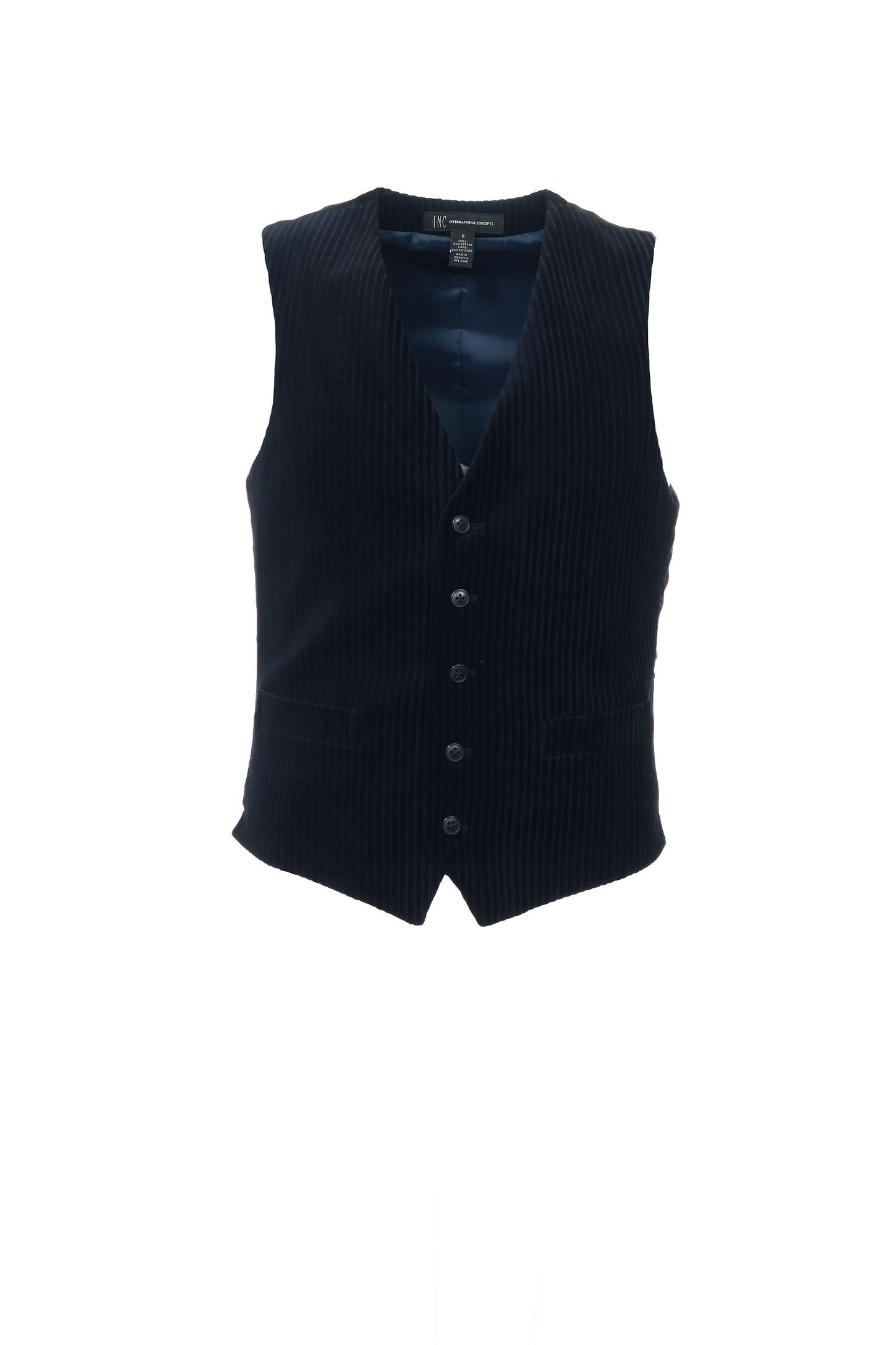 INC International Concepts Men's Black Suit Vest
