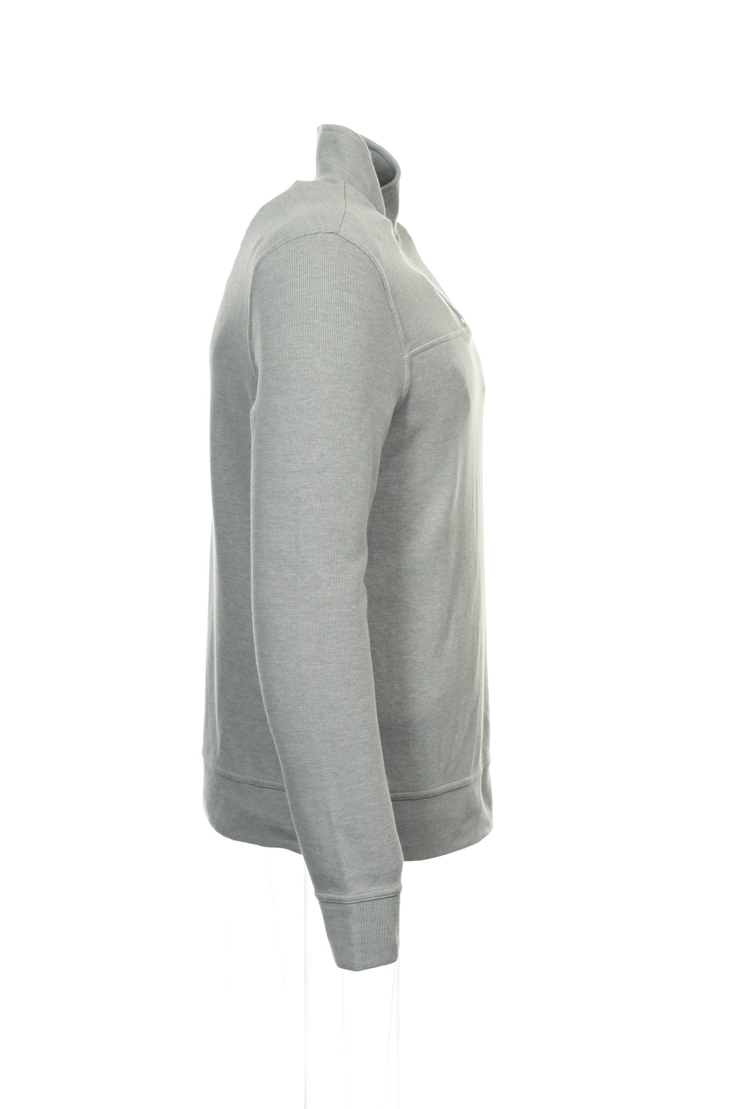 INC International Concepts Men's Light Gray Heather Half Zip Sweatshirt