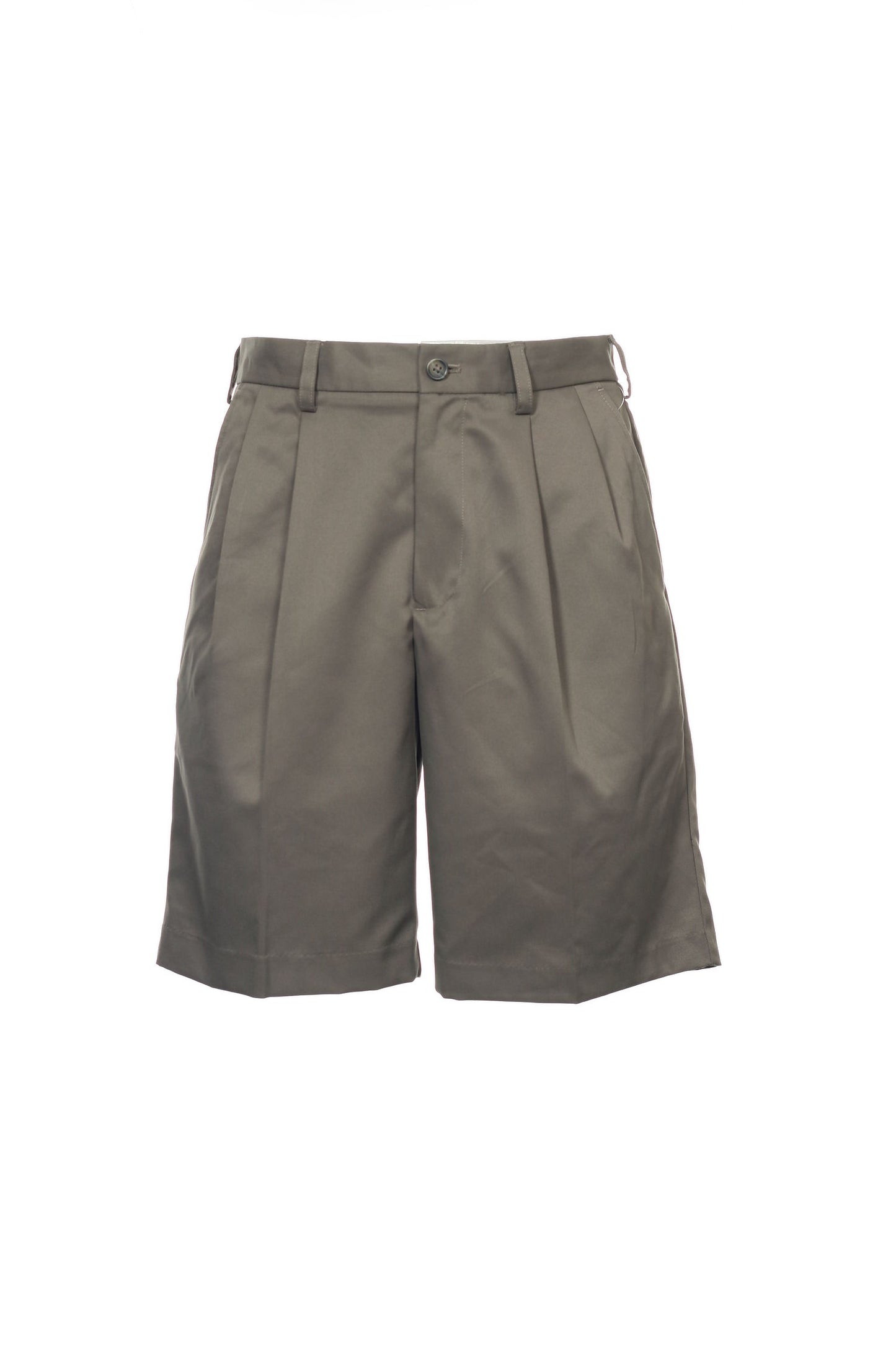 Izod Men's Taupe Pleated Walking Shorts