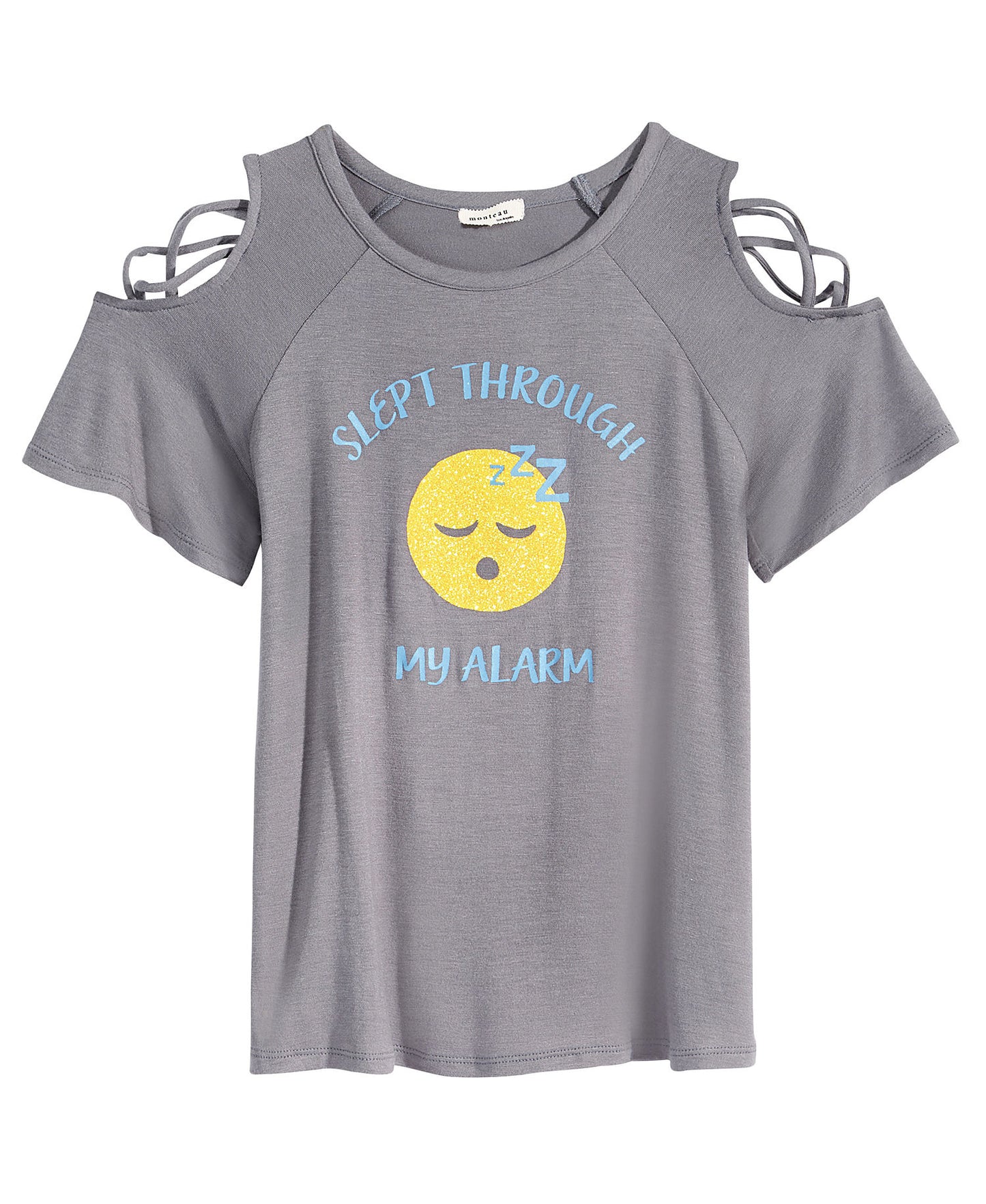 Monteau Girls Gray Pullover Shirt