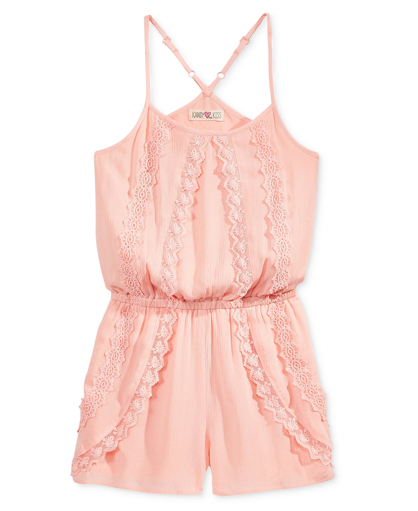 Kandy Kiss Girls Scalloped Romper