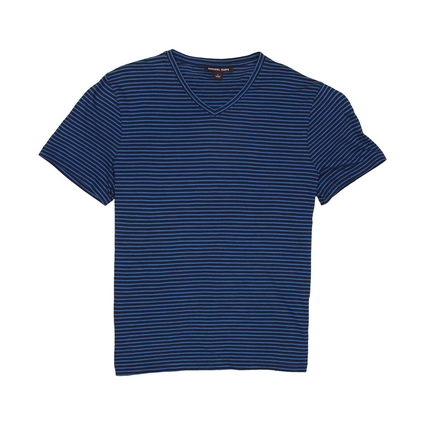 Michael Kors Men's Midnight Striped Short Sleeve Crew Neck T-Shirt