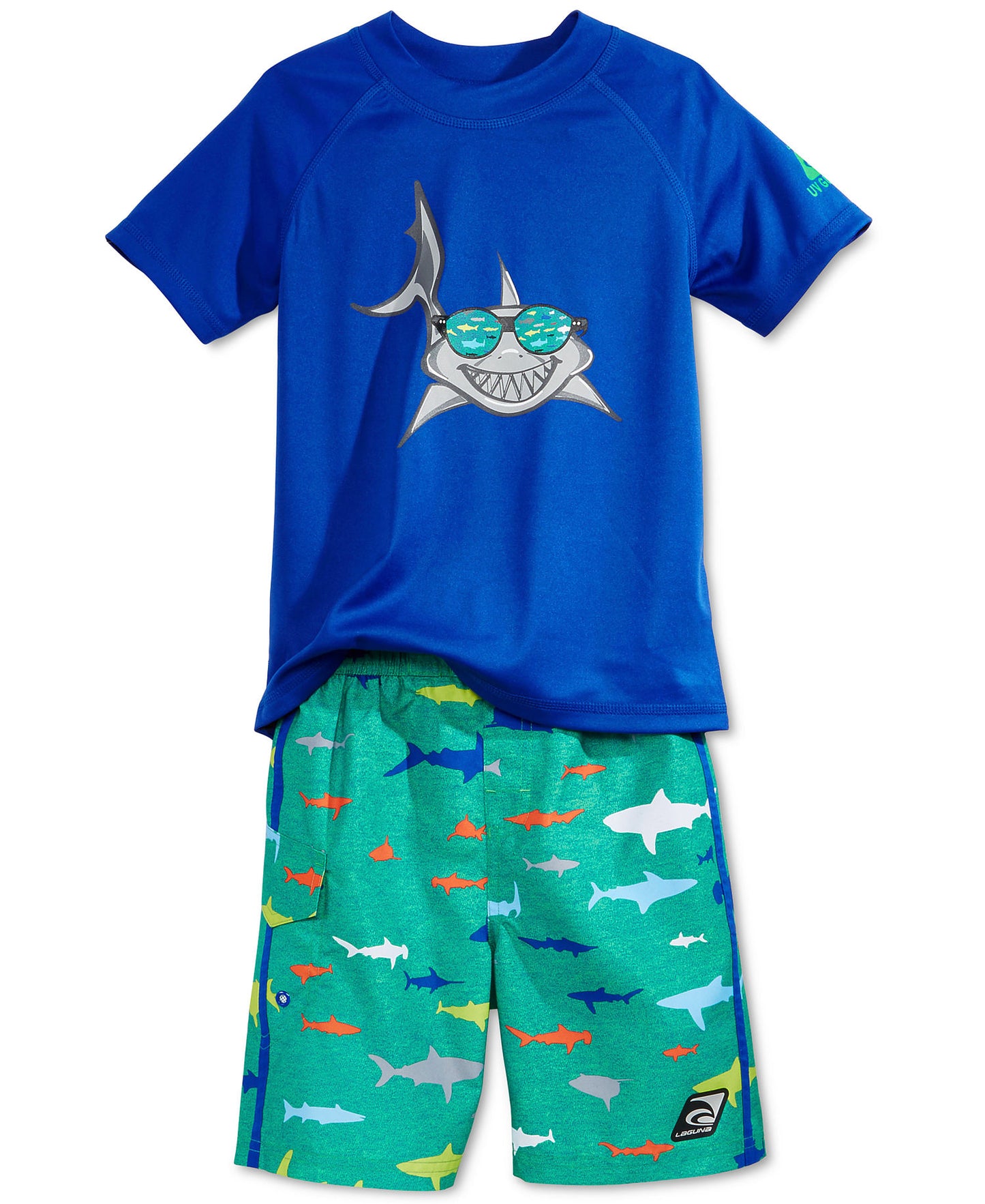 Laguna Baby Boys 2-Pc. Rash Guard & Swim Shorts Set