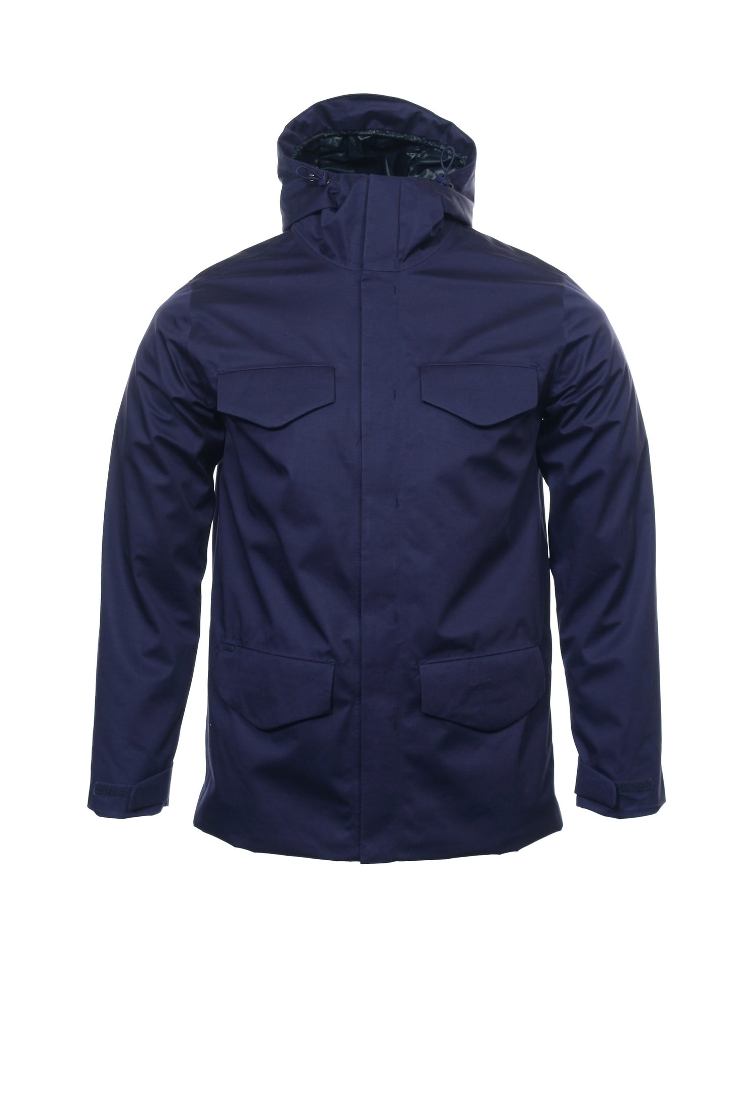 Lacoste Mens Purple Water Repellent Insulated Parka Jacket