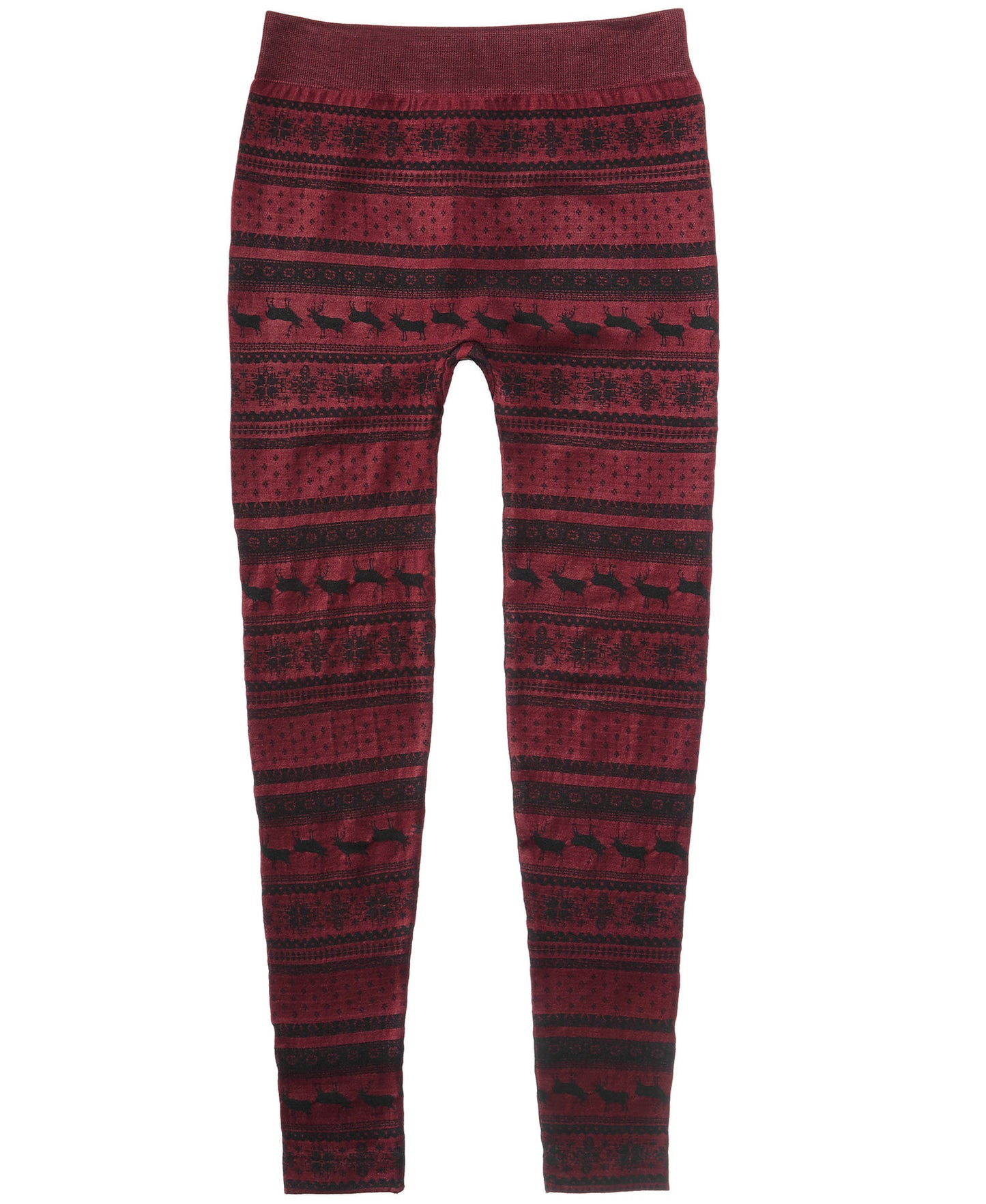 Pink Republic Girls Burgundy Leggings