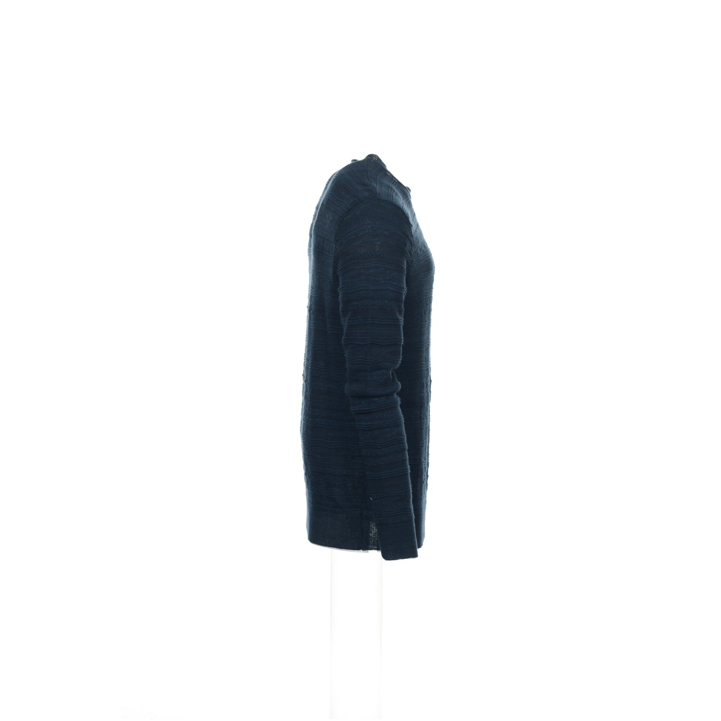 POLO by Ralph Lauren Men's Blue Striped Crew Neck Sweater
