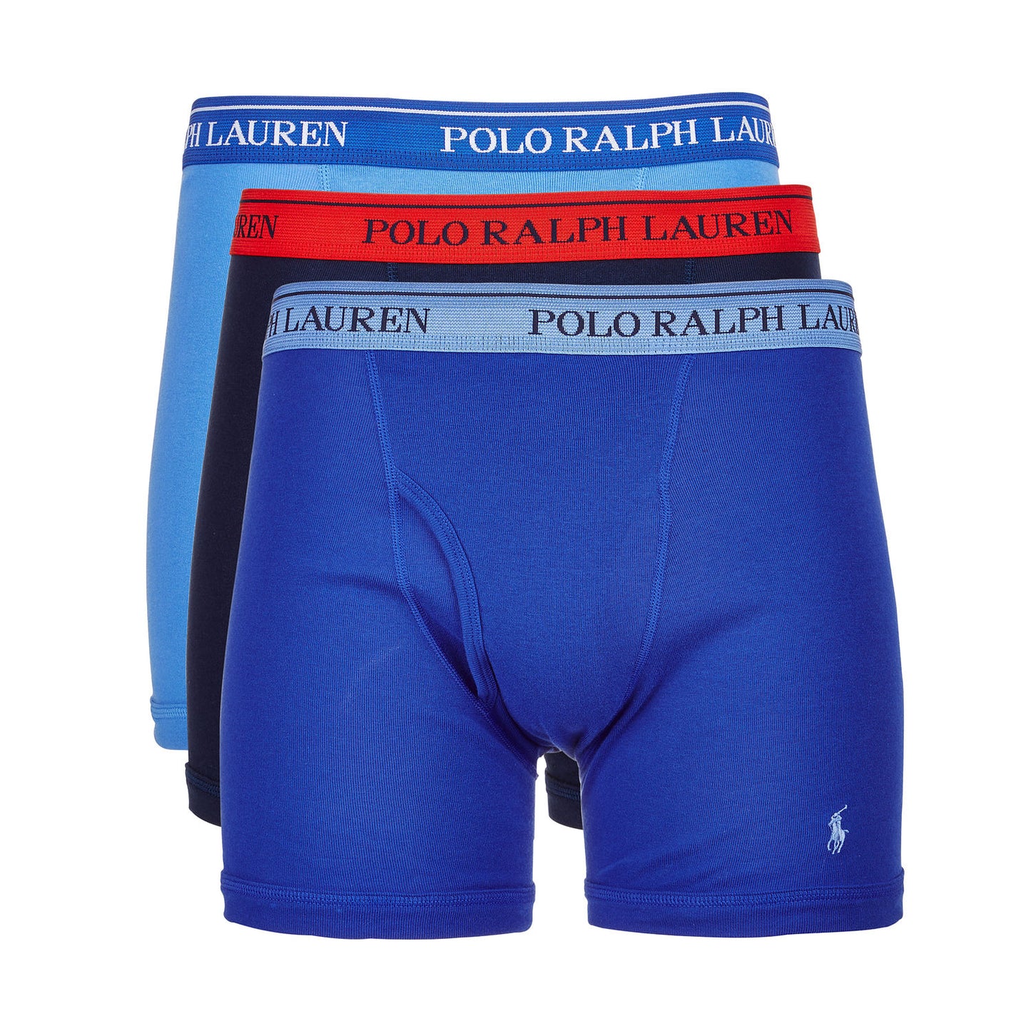 Polo Ralph Lauren Mens Black & Blue Classic Fit Boxer Briefs