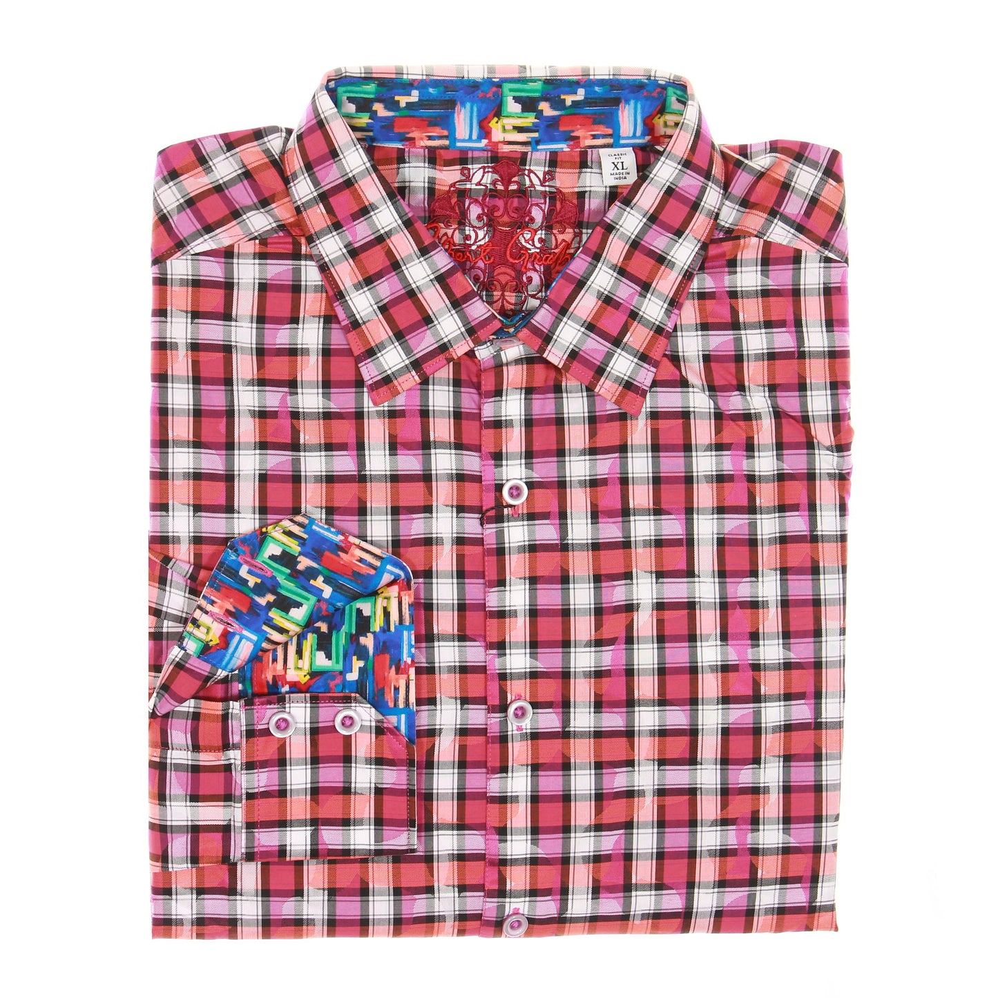 Robert Graham Men's Classic Fit Cotton Plaid Button Down Shirt
