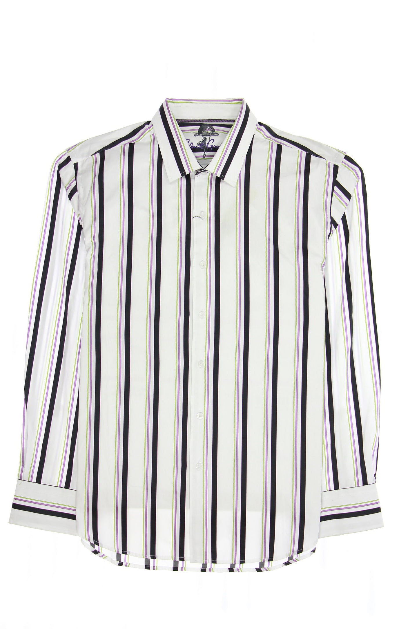 Robert Graham 'Cheapside' Mens White Striped Button Down Shirt