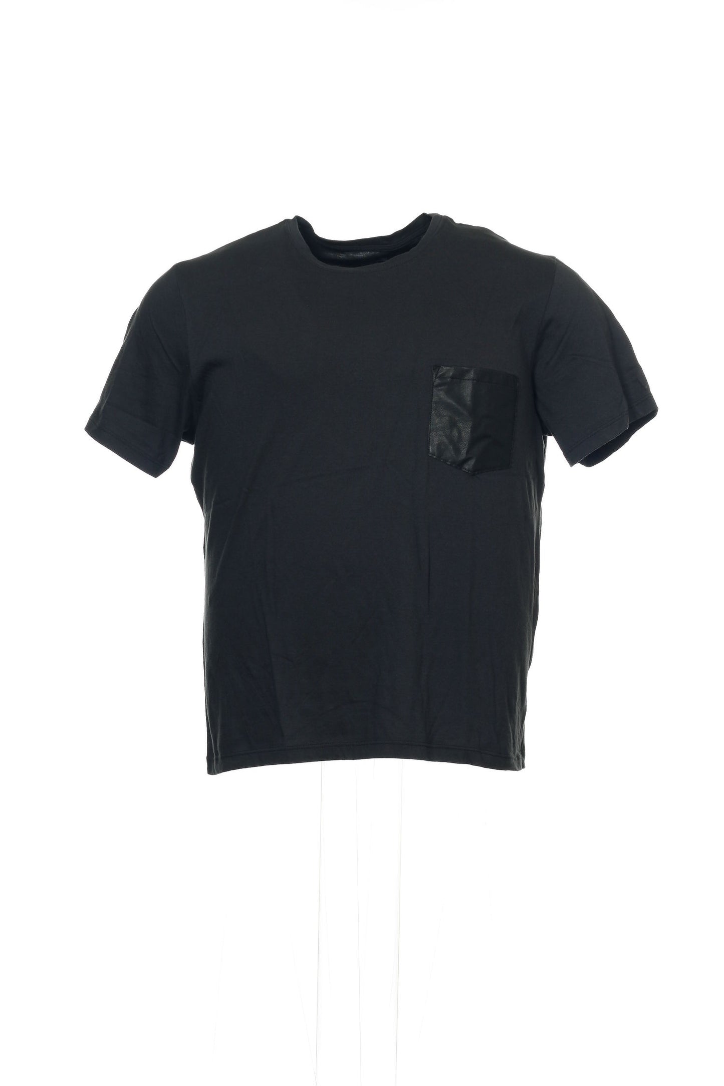 Supima Collection by Majestic Mens Black T-Shirt