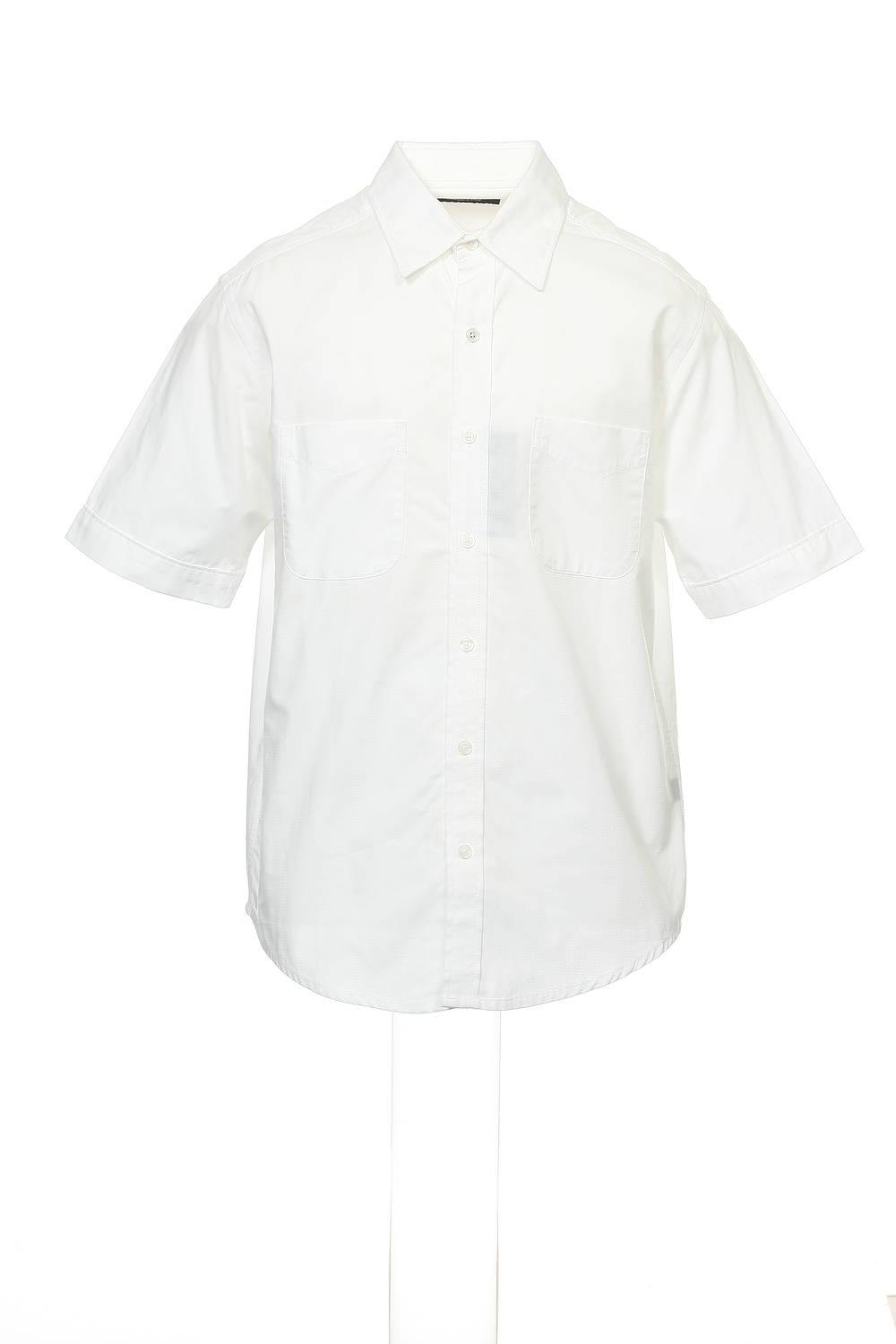 Tasso Elba Men's White Cotton S/S Button Down Shirt