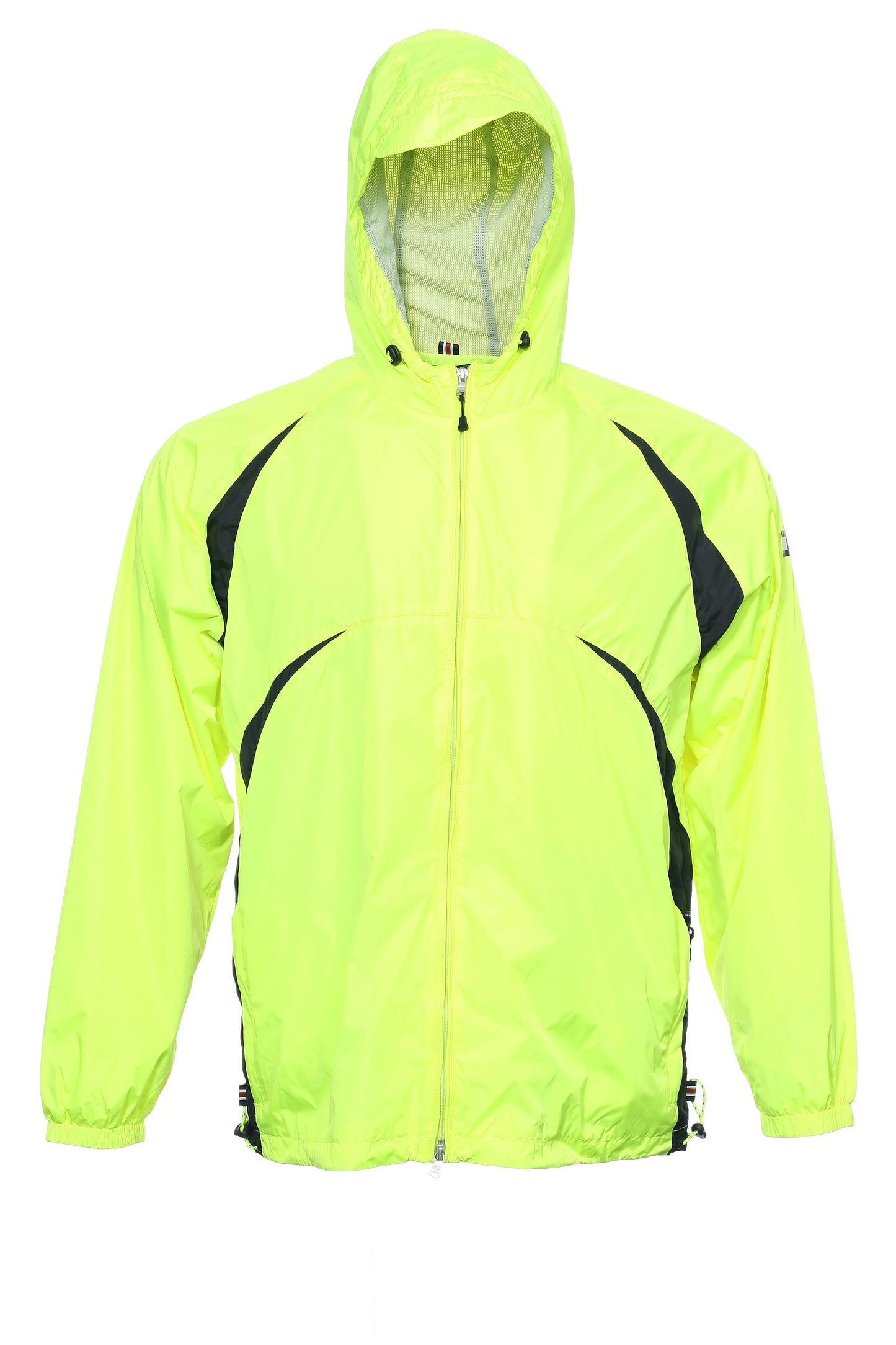 Tommy Hilfiger Men's Bright Yellow Color Block Hoodie