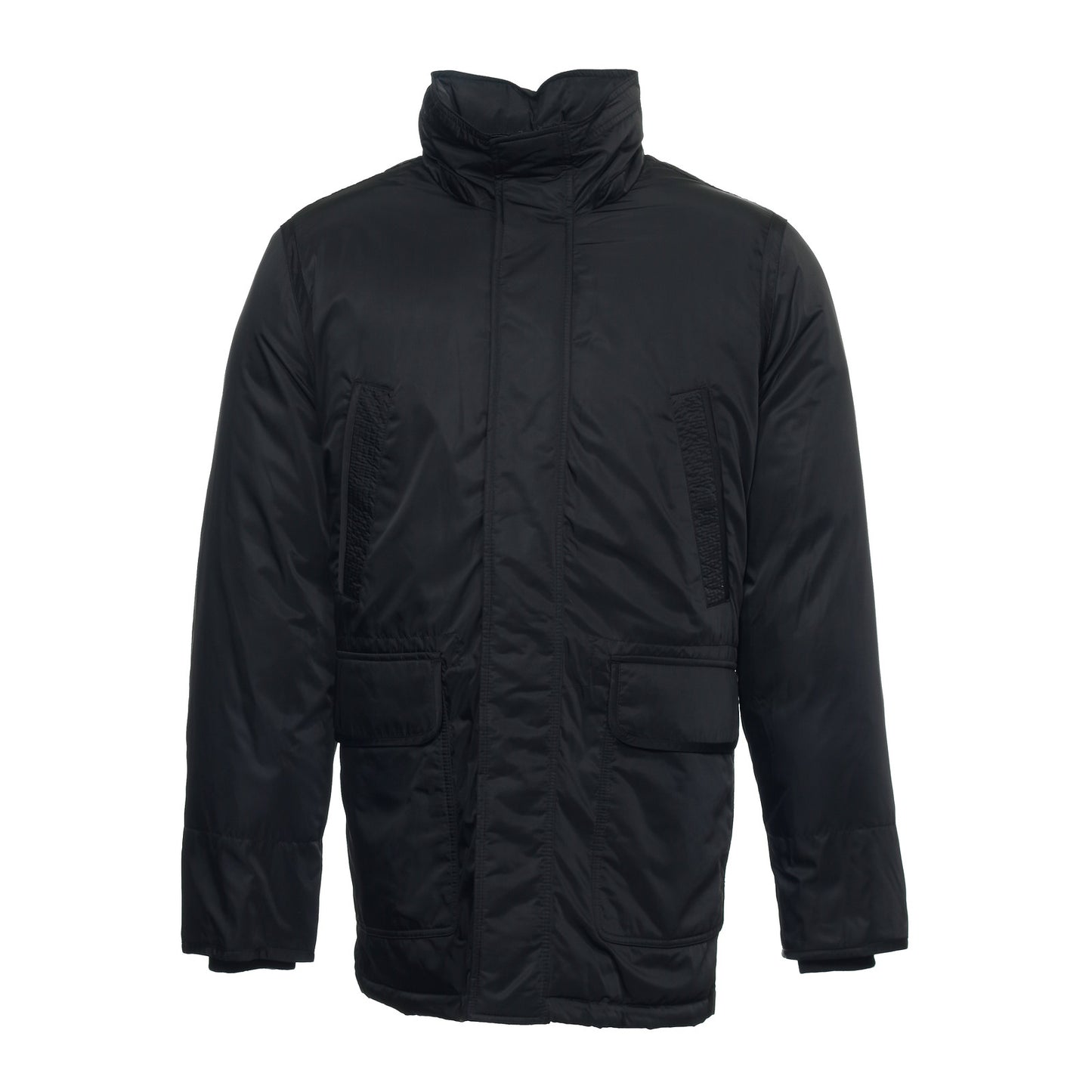 Tommy Hilfiger Mens Black Water Resistant Barn Utility Jacket