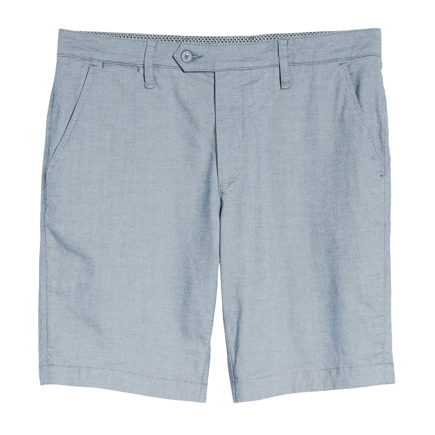 Ted Baker Herbosh Mens Mini Herringbone Cotton Stretch Flat Front Shorts