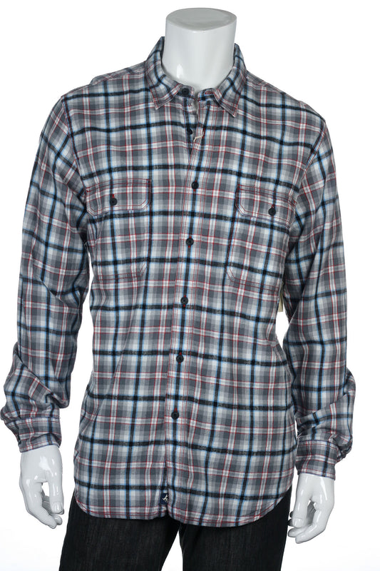 CR by Club Room Mens Onyx Plaid Button Down Shirt