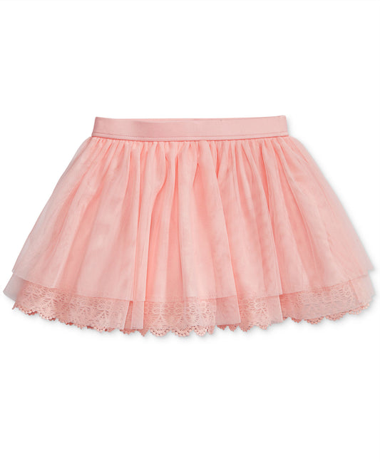 Epic Threads Girls Crochet-Trim Tutu Skirt, Impatiens Pink